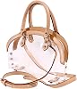 Tote Bag Handbag Making Kit with Handbag Bottom, Handle, Ribbon Easy Handmade DIY Bags for Women Gift Travel Summer Beach Party, Shell Shape, White