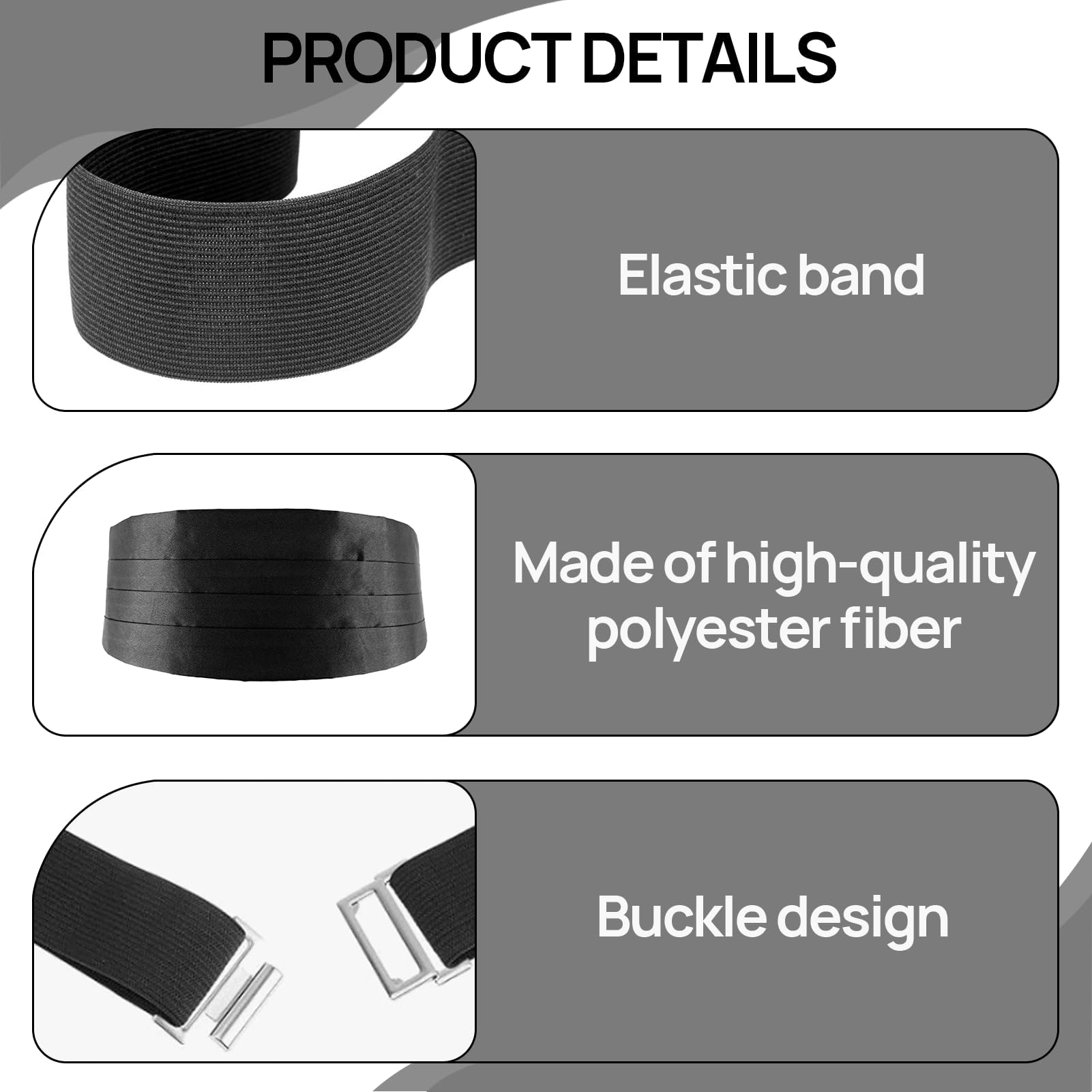 Satin Kummerbund Herren, Kummerbund für Herren, Kummerbund Männer, Verstellbarer Kummerbund, Schwarz Kummerbund Männer für Smoking Frack Anzug Hemd