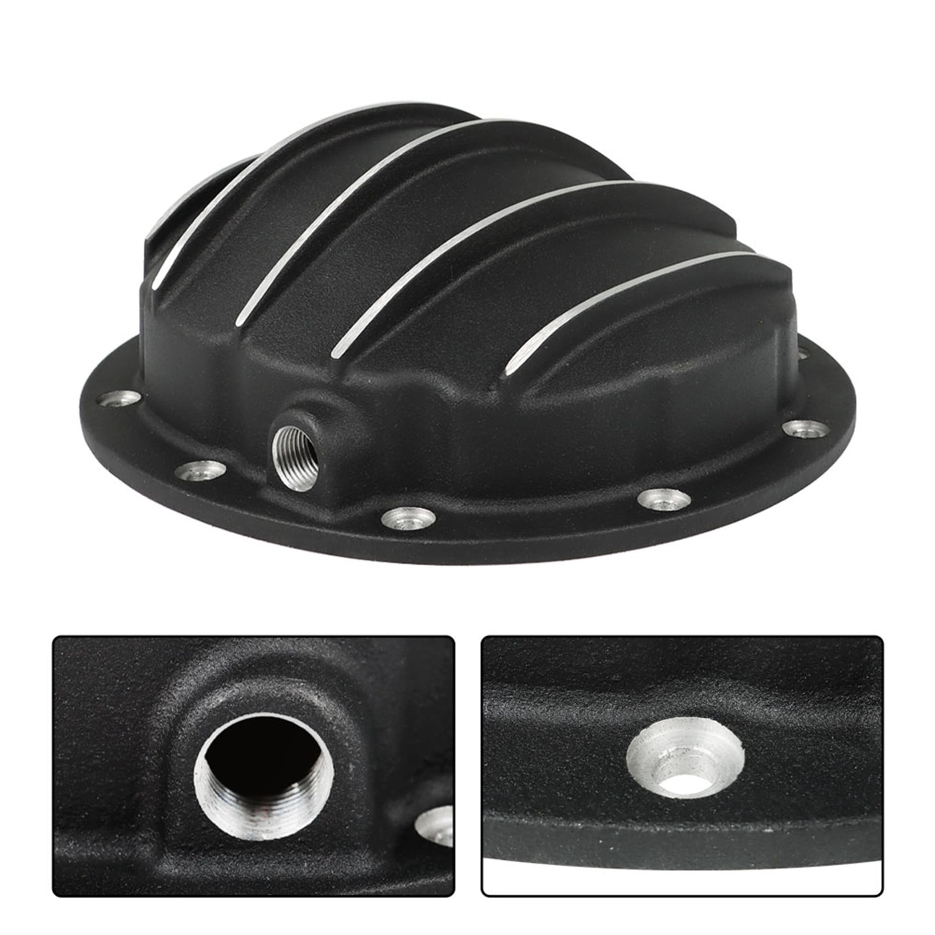 Snapklik.com : 1 Set Of 10 Bolt Black Differential Cover 8.5 & 8.6 Ring ...