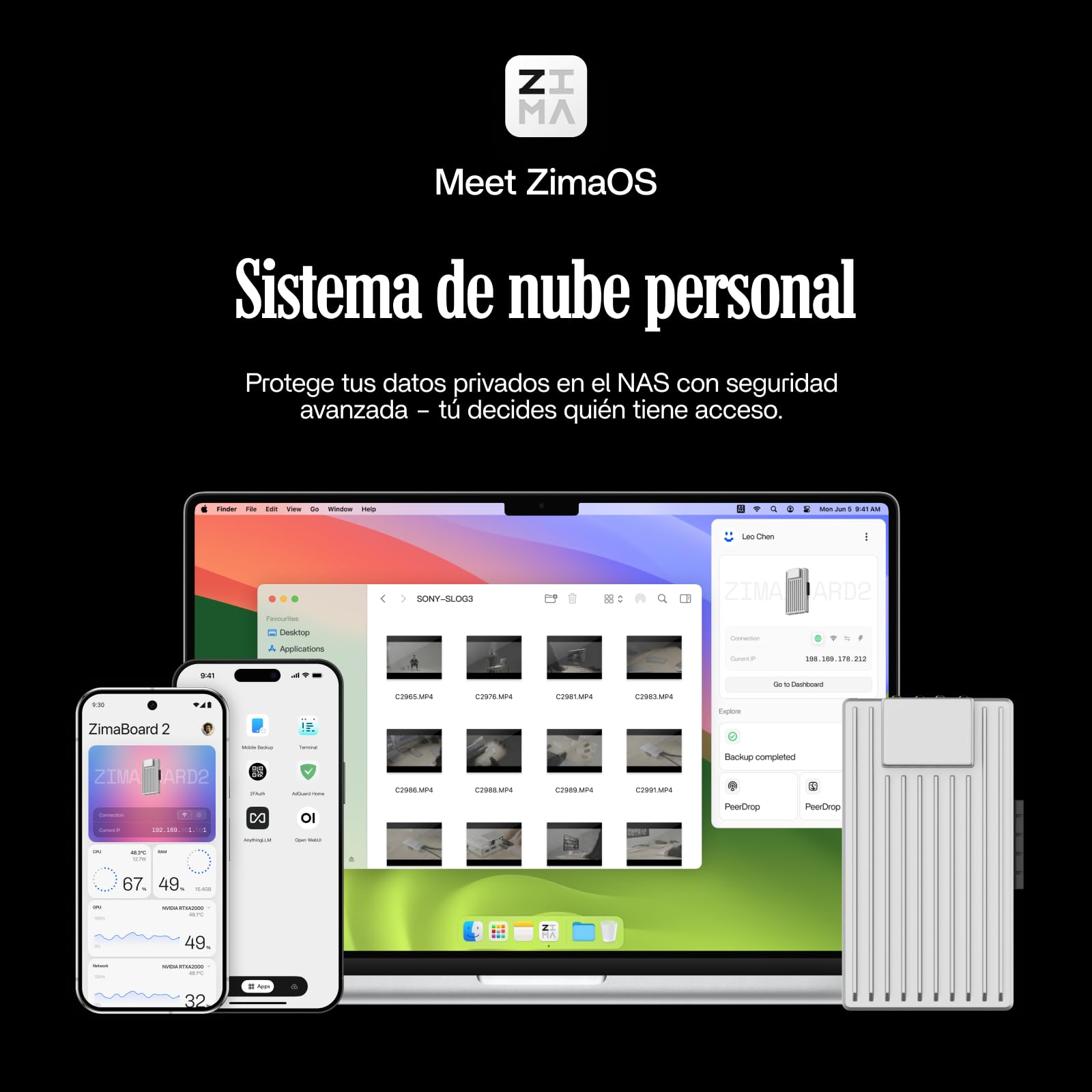 ZimaBoard 2 1664 x86 Servidor de Placa Única Mini NAS DIY Nube Personal con Intel N150 4 Núcleos, 16GB LPDDR5 RAM, PCIe 3.0, Doble LAN 2.5G, Almacenamiento en Red Barebone para Hogar/Oficina