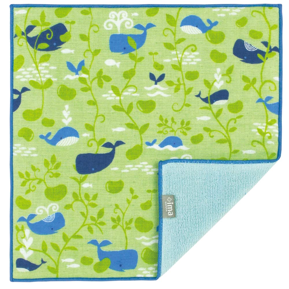 Prairie Dog Imabari Umare no Handkerchief +ima Broad Beans and Whales, 9.4  x 9.4 inches (24 x 24 cm) : Amazon.sg: Fashion