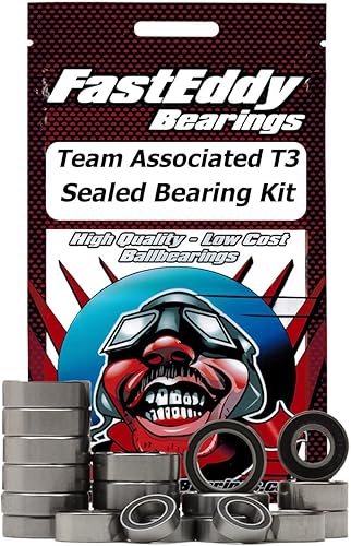 FastEddy Bearings Compatible con el kit de rodamientos sellados T3 Team Associated