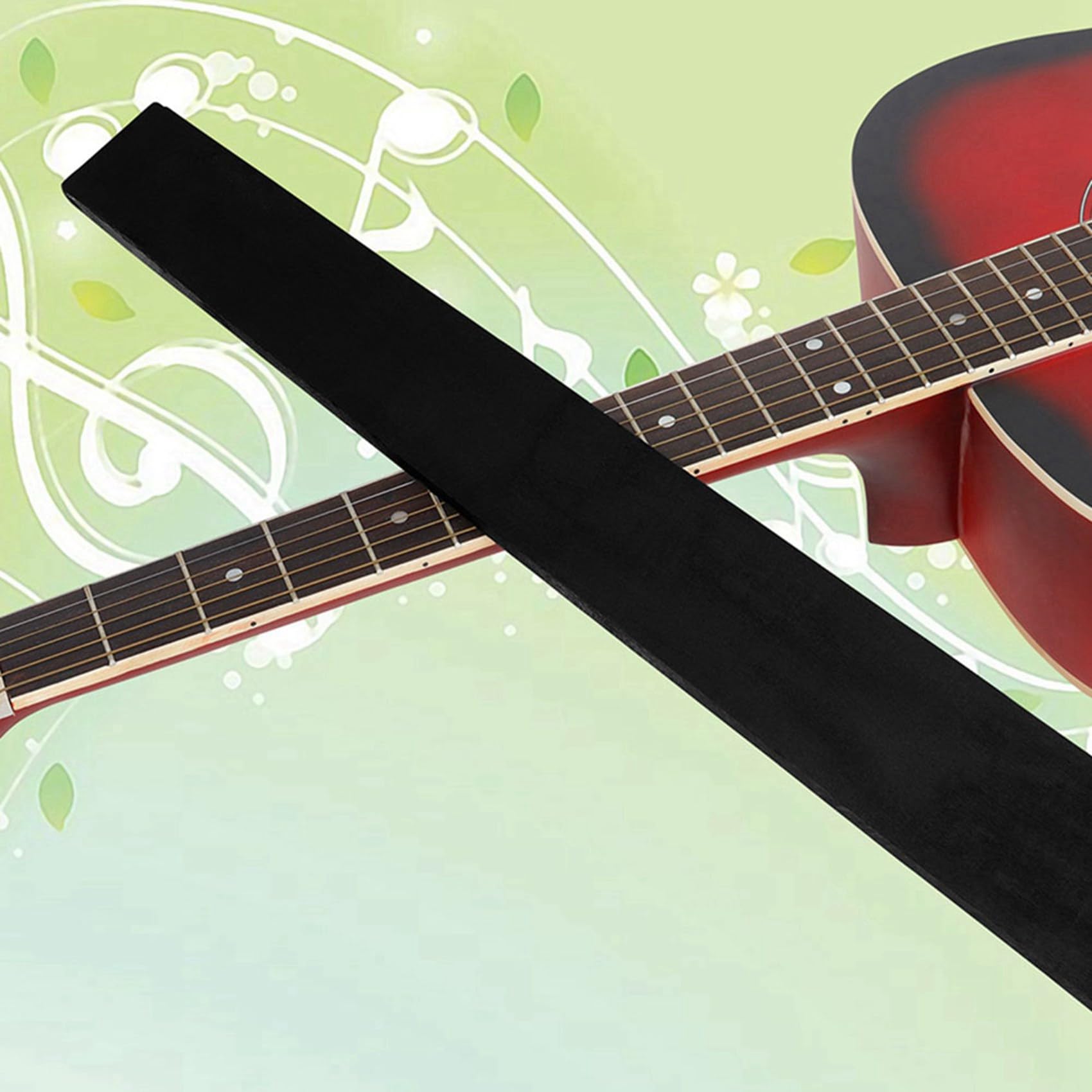 2 Pz Tastiera Della Chitarra Tastiera Della Chitarra nel Ebano Chitarra Folk Acustica Tastiera Tastiera Parti Della Chitarra Accessorio