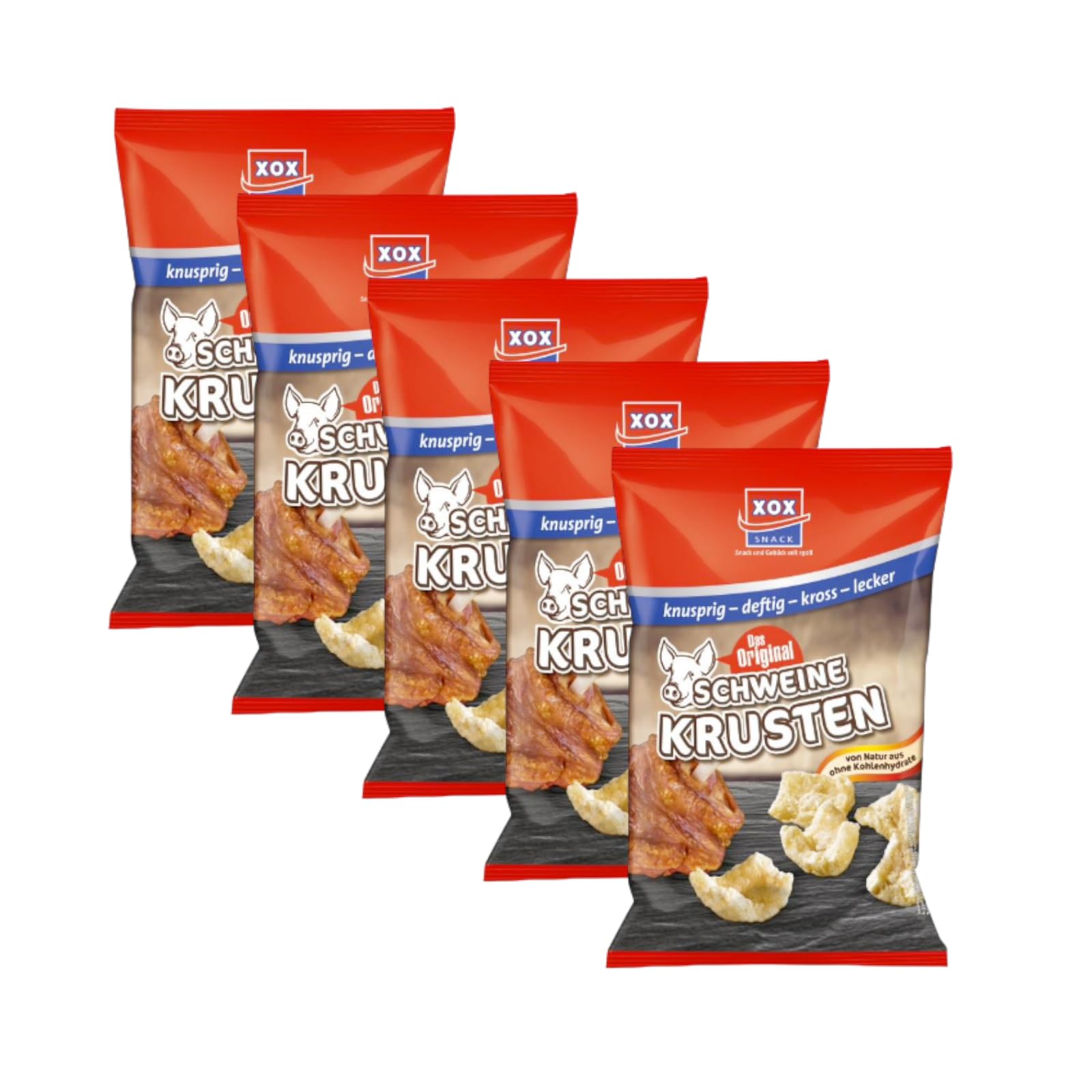 XOX Schweinekrusten 5×100 g