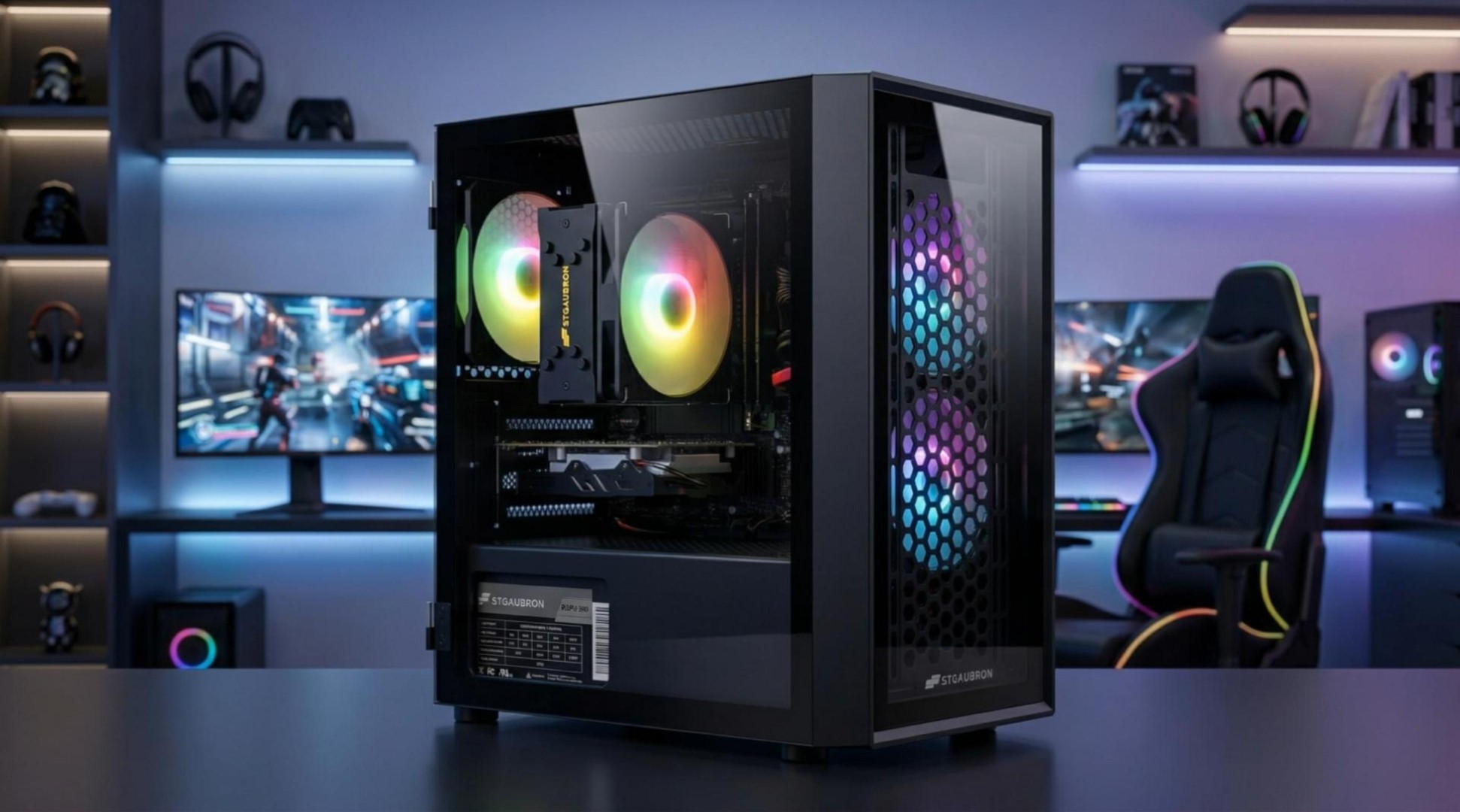 Amazon.com: STGAubron Gaming PC Computer Desktop, Radeon RX 560 4G