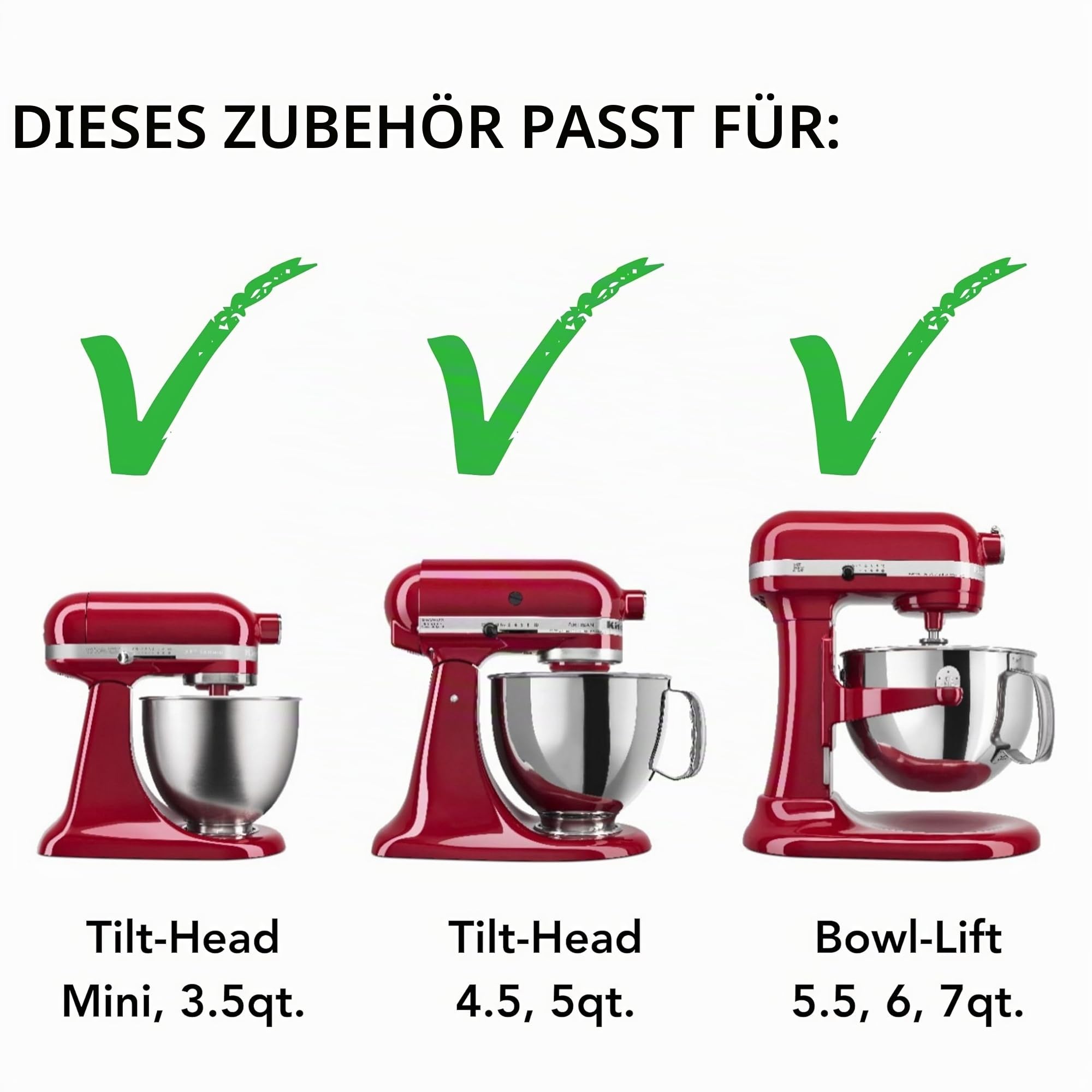KitchenAid Fresh Prep Slicer/Shredder Aufsatz, Weiß
