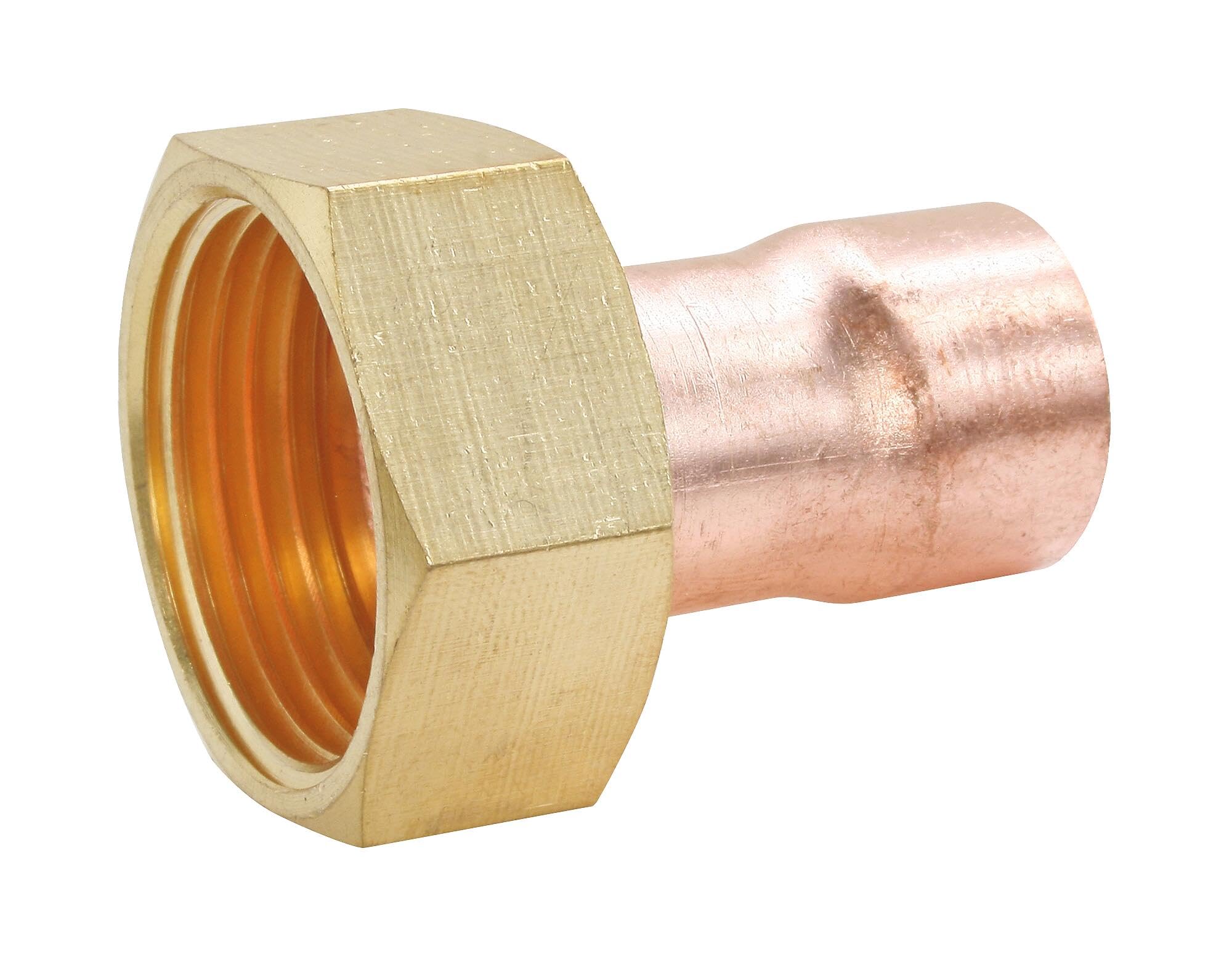 SOMATHERM FOR YOU - Connettore saldare rame - dritti accoppiamento Ø10 ottone dado girevole 12/17