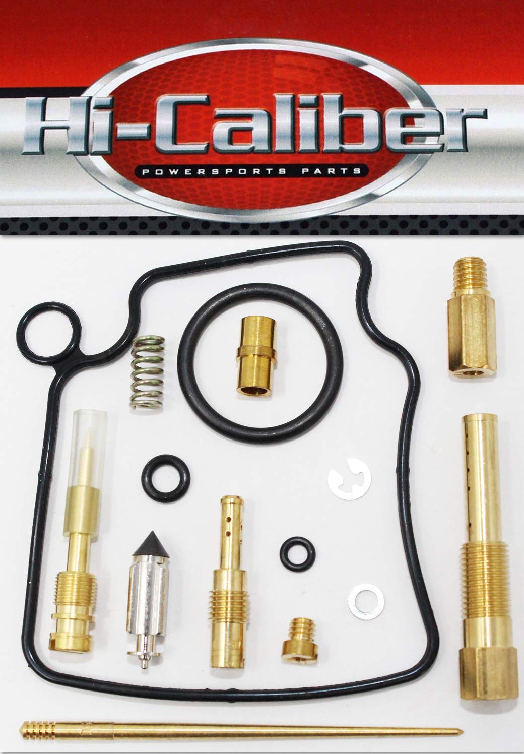 Hi-Caliber Powersports Parts OE Quality Carburetor Carb Rebuild Kit for the 2004-2005 Honda TRX 450R 450 R Sportrax ATVs