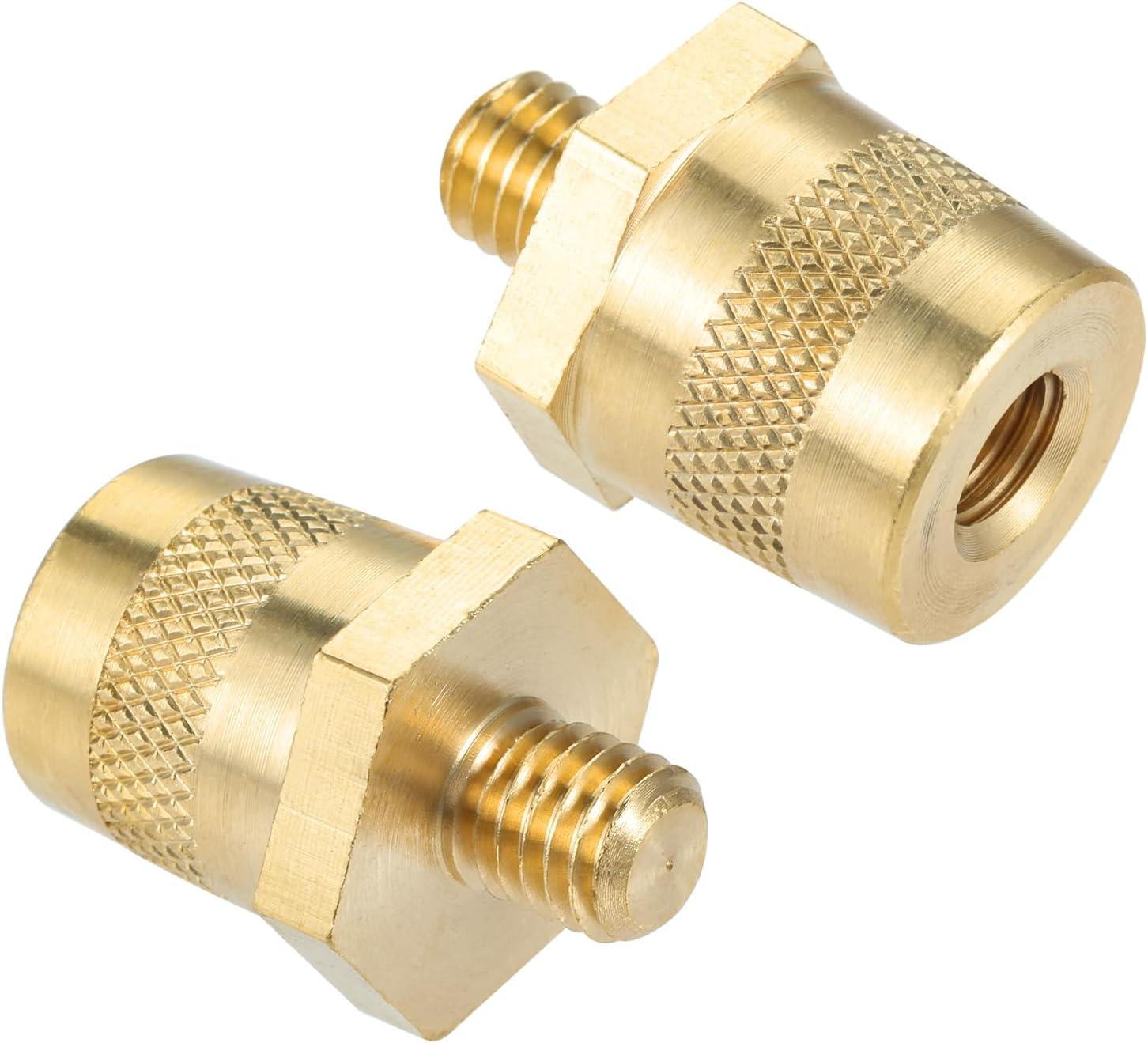SURIEEN Battery Terminal Connector, M8 Thread Male Brass
