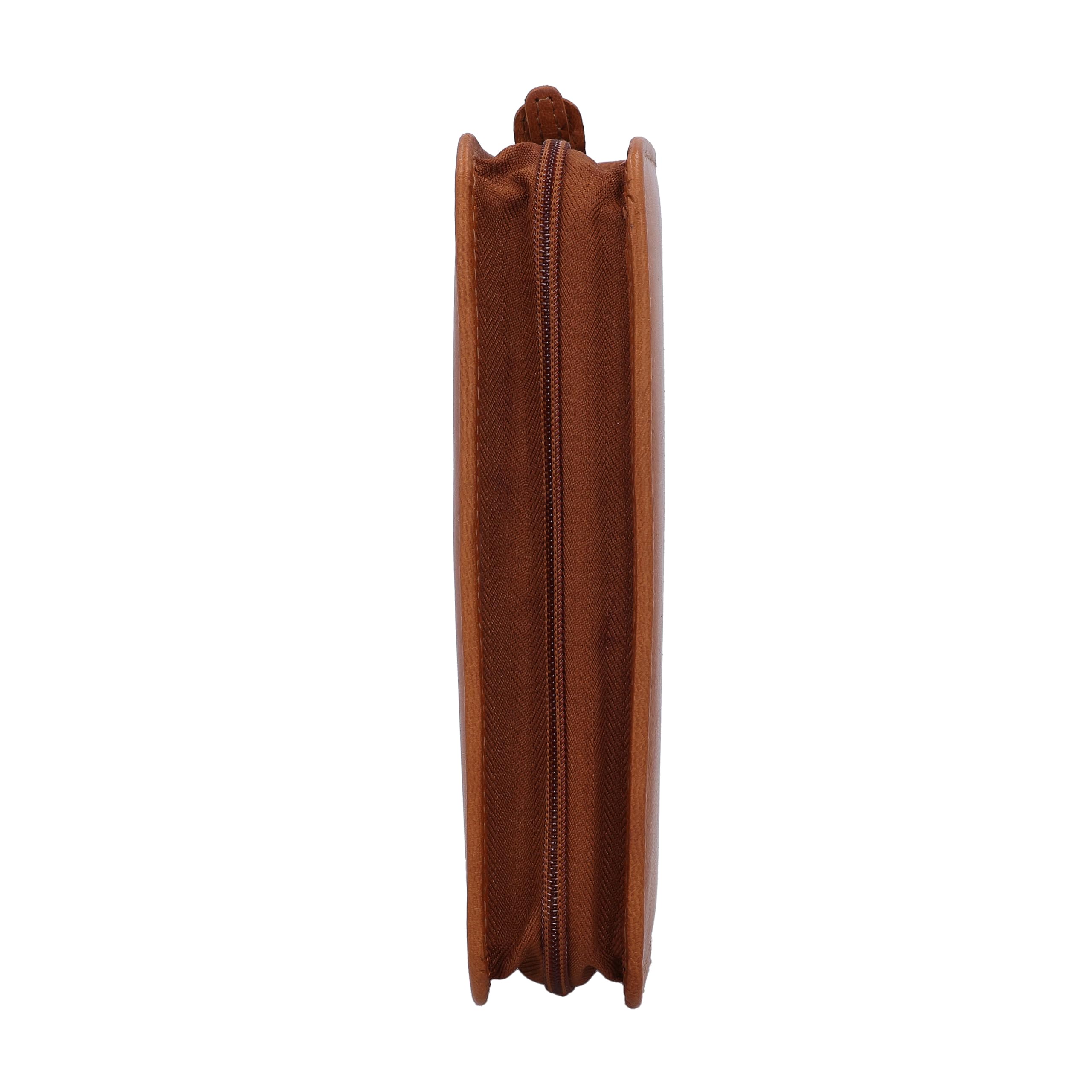 Gusti Leder Astuccio In Pelle Vintage Marrone – Astuccio Per Adulti Con Chiusura A Zip, In Vera Pelle Per Ufficio, Scuola, Creativi