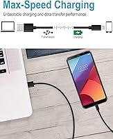 Vista 5 de DEEGO Cable micro USB, cargador controlador extra largo de 15 pies compatible con PS4, PlayStation 4, cable de carga rápida USB para Android, negro