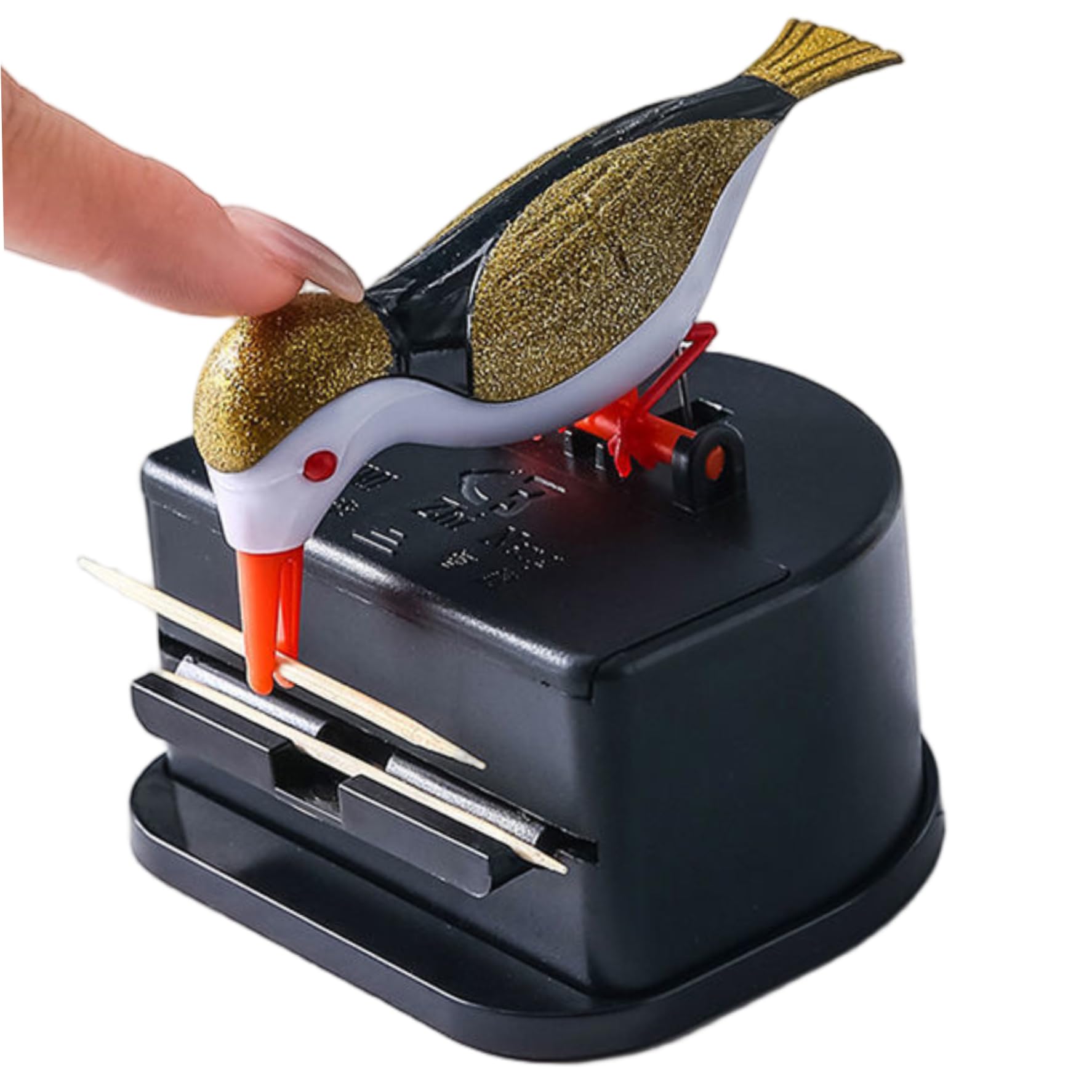 Awnsimfreien Assorted Color Toothpick Dispenser, Bird Toothpick Dispenser, Smart Push Bird Holder, Easy To Take Out Automatic Tooth Picks Holder For Restaurants