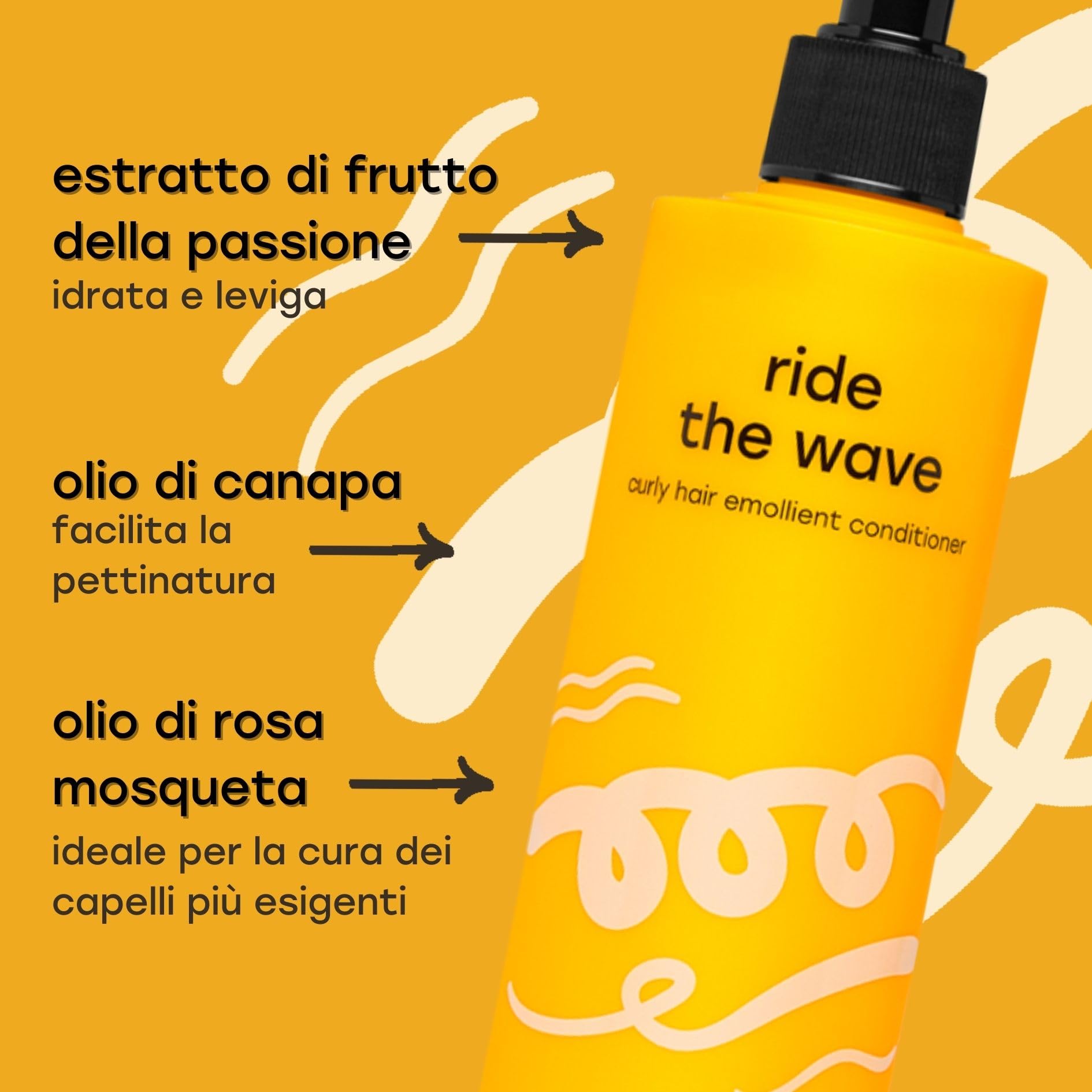 TWISTY Locken Set: Lockencreme Curl Cream, Lockenshampoo & Humektant Conditioner - Curls Styling & Curly Hair Products, Locken Pflege für Naturlocken