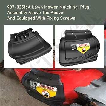 987-02516A Hinged Mulching Plug Assembly for Cub Cadet S-napper Troy Bilt
