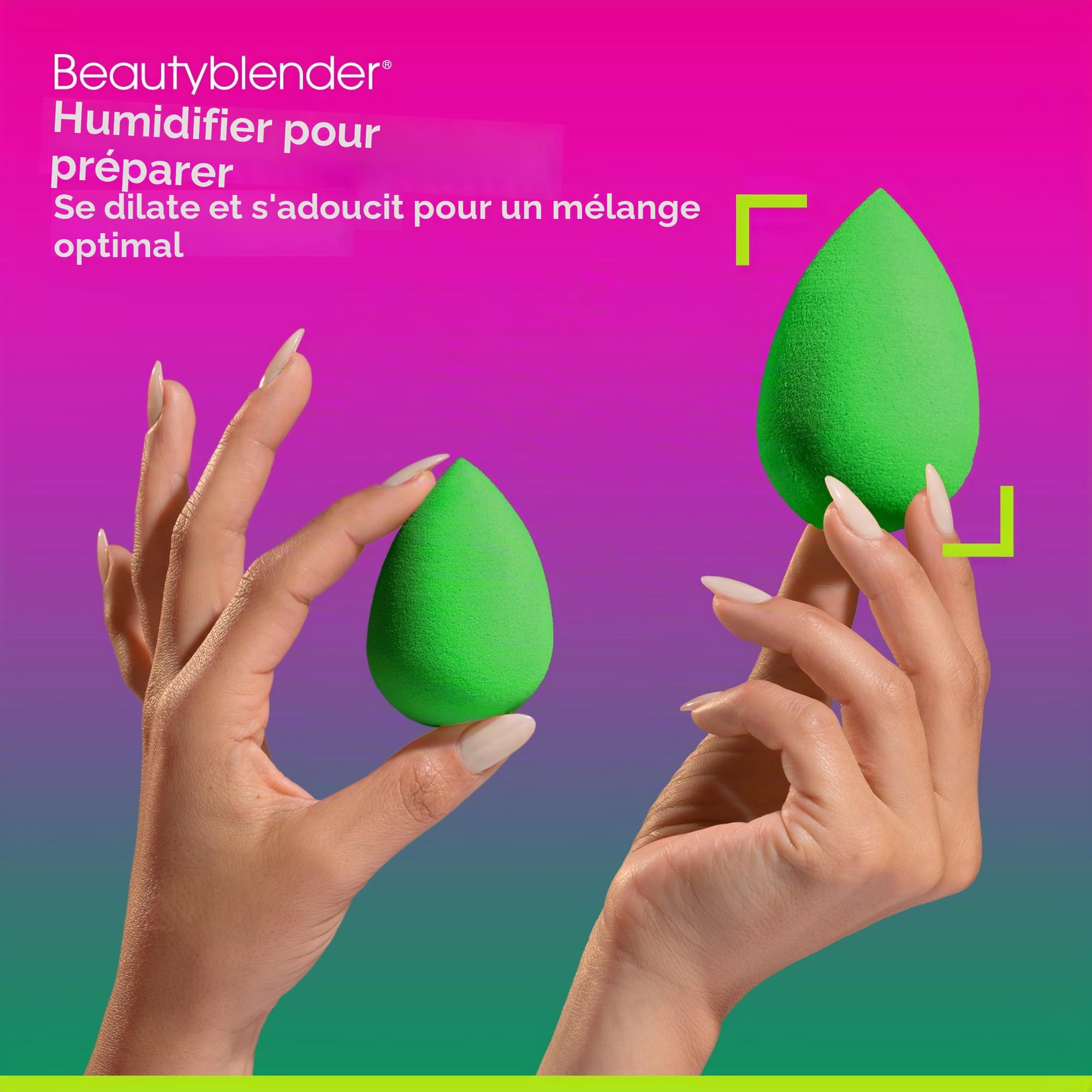 BeautyBlender 1 éponge sans latex bio pour fond de teint liquide, 1 pièce