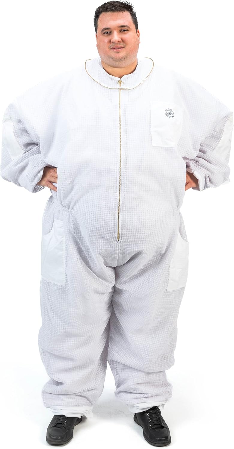 Humble Bee 420 Big & Tall Ultravent Beekeeping Suit with Round Veil