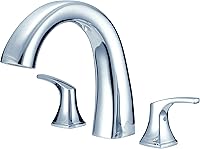 Vista 1 de Vaughn - Kit de molduras romanas para bañera (2 horas), color cromado