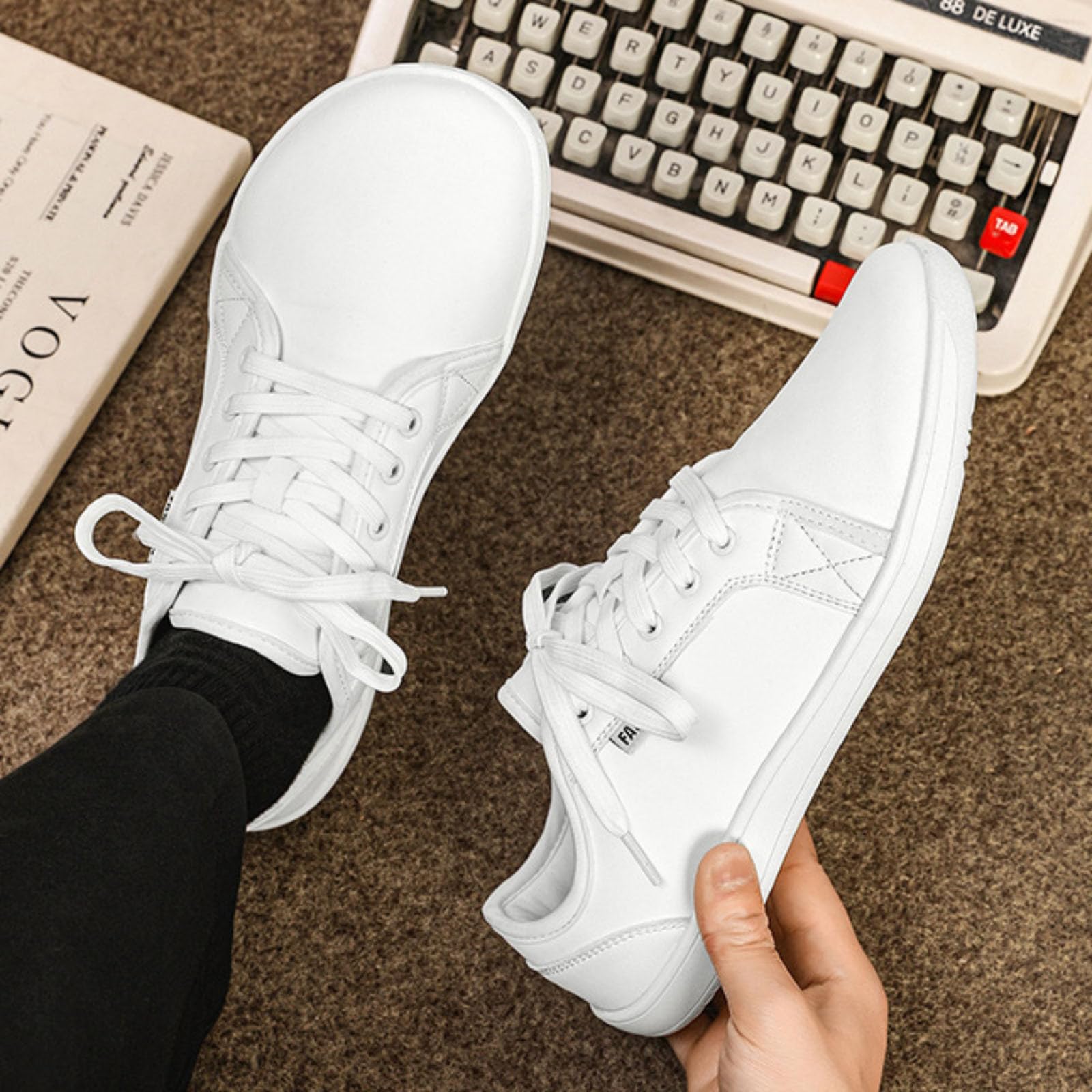 Zapatillas de Deporte Hombre Zapatillas de Deporte para Hombre Zapatos Ortopédicos Cómodos Correr Trabajar ultracómodos Caminar Bambas Slip-on Sneakers Zapatos Casuales con Plataforma