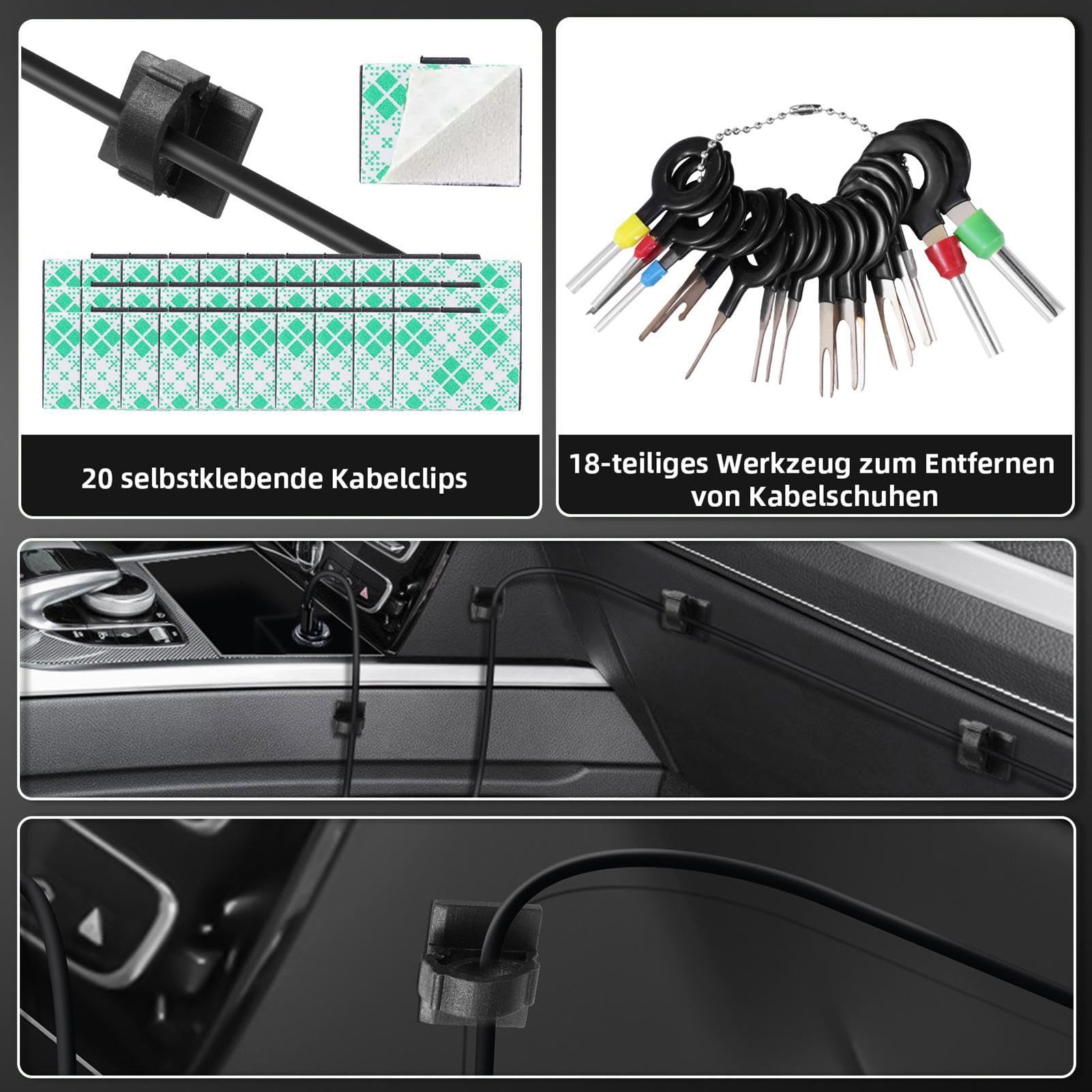 Herramientas Para Desmontar Paneles De Coche Kit Mantenimiento Molduras | Herramienta de Desmontaje de Paneles de Coche para Tapicería, Radio, Salpicadero y Vehículos