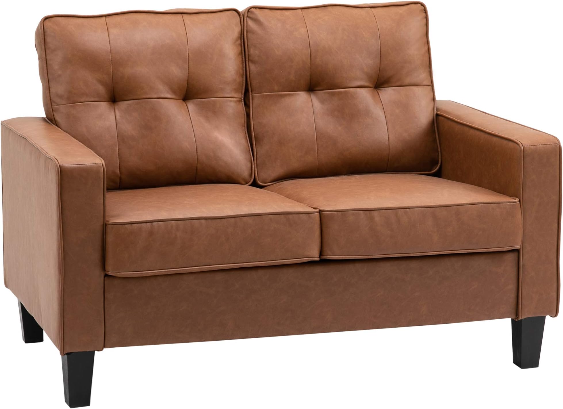 Amazon.com: OSP Home Furnishings Pacific Loveseat with Padded Box ...