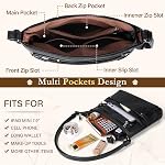 Crossbody Bag for Women, Multi Pocket Casual Crossbody Purse Leather Women Purse Adjustable Strap Shoulder Bag Handbags
