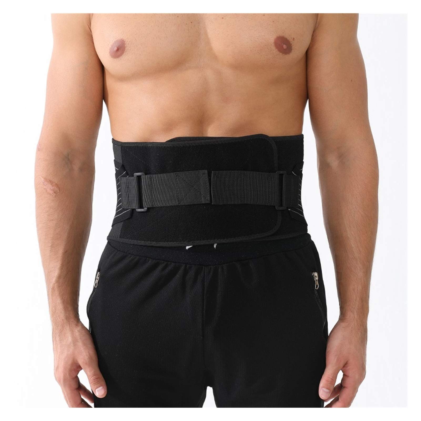 DSMYYXGS Kompressionsbandage für Lendenwirbelsäule, Taillenschmerzen, Rückenverletzungen, Stützbandage für Fitness, Gewichtheben, Fitnessstudio, Sport, Sicherheit, Korrektur (Größe : Einheitsgröße)