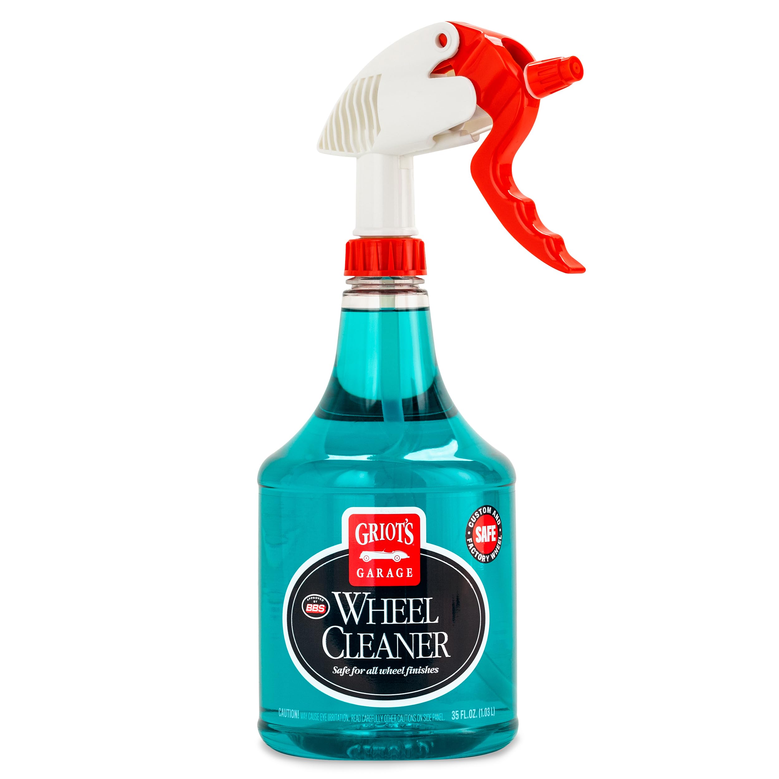Griot's Garage Wheel Cleaner for All Finishes, Car Tire Rim Cleaning, Brake Dust and Grime Remover, PH Balanced, 11106, 35oz