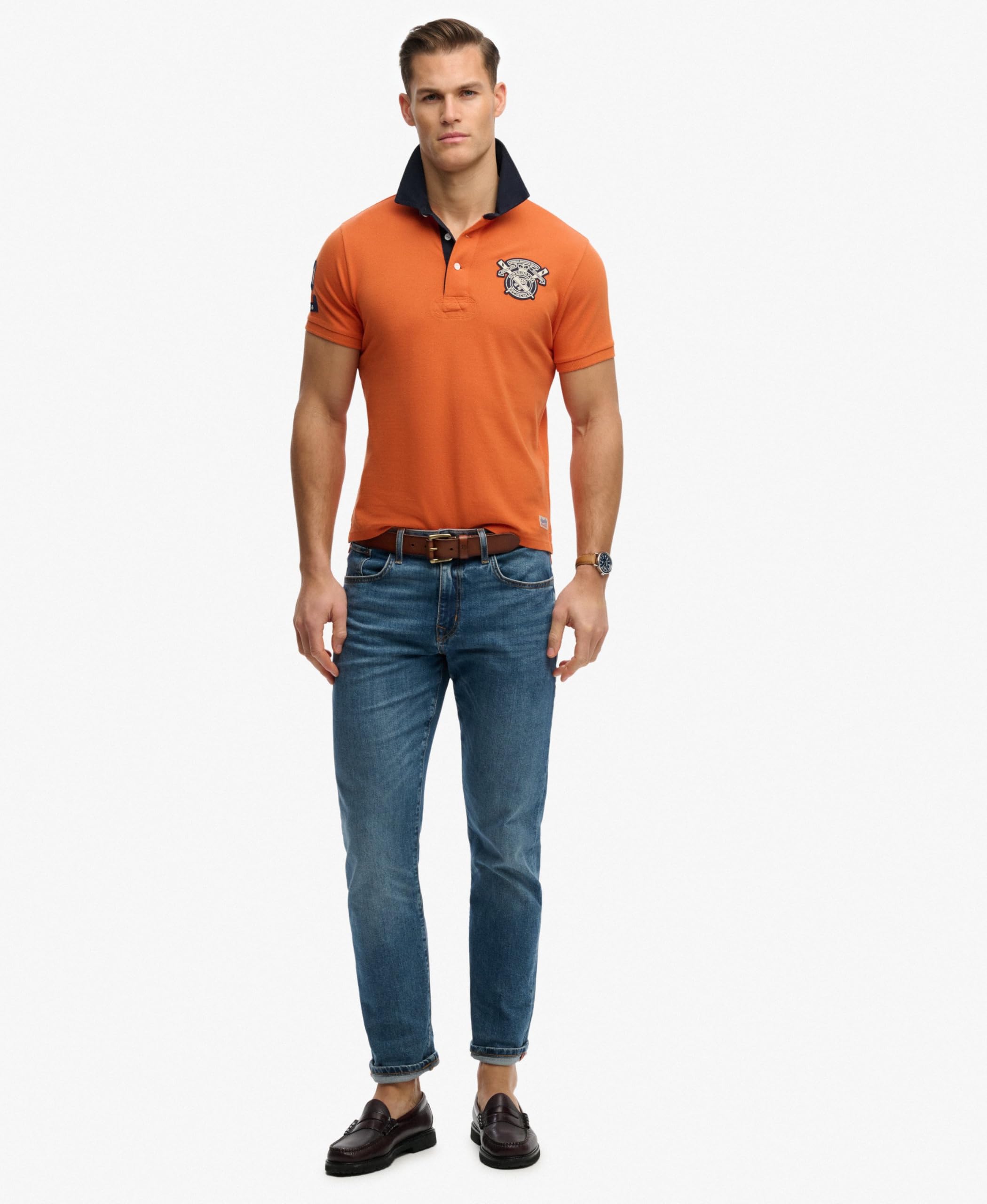 Superdry Vintage Pique Rugby Polo Shirt para Hombre
