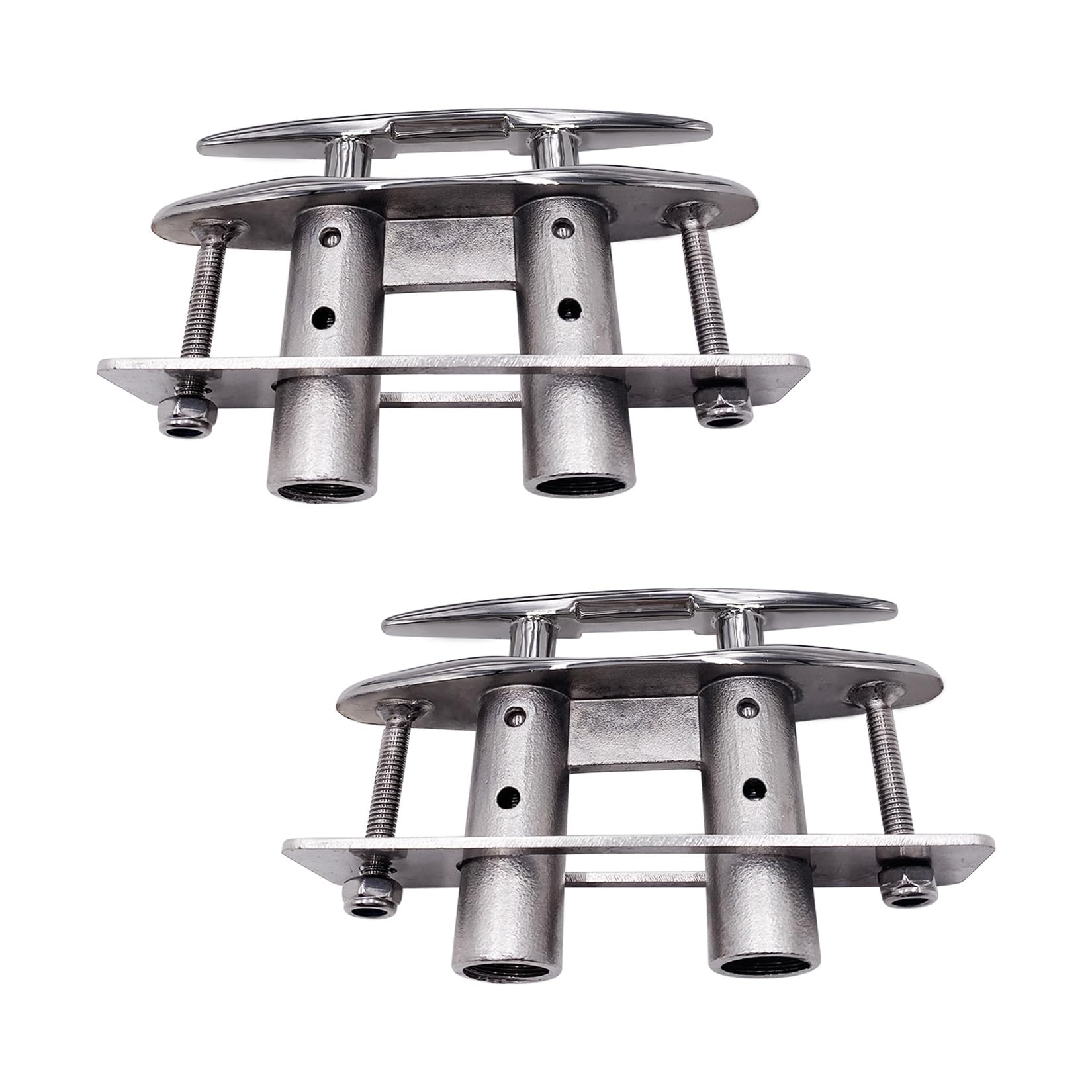 2 Pcs 5 zoll Boot Pull Up Klampe Docking Marine Edelstahl 316 Pop Up Klampe Versenkbare Klampe