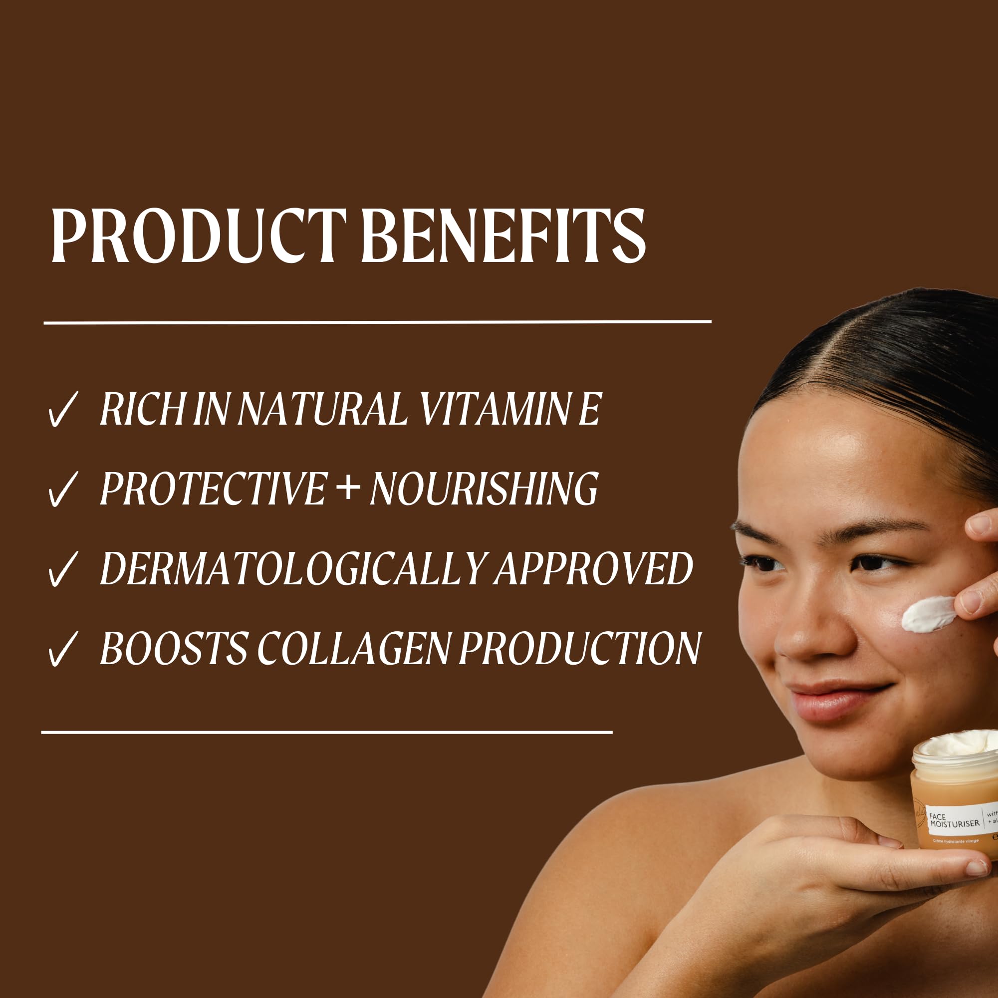 UPCIRCLE Face Moisturizer with Argan Powder, Vitamin E & Aloe Vera 1.7 oz
