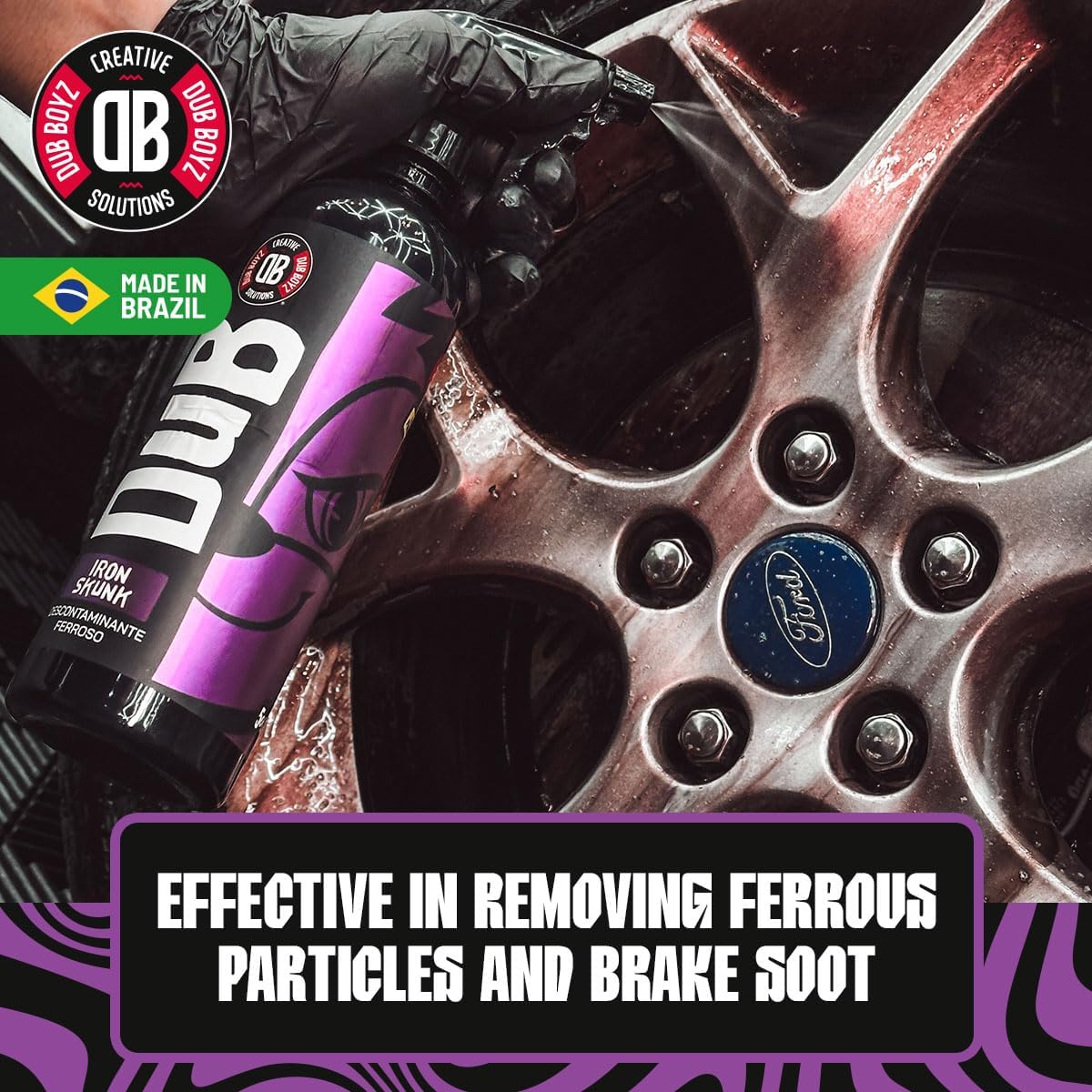 Dub Boyz Ultimate Exterior Car Wash Kit – Includes Hypo Float Citrus Pre-Wash, Snow Many Foam Shampoo, Iron Skunk Wheel Decontaminant, Good Shine Tire Cleaner, and Shark Glass Cleaner – Full-Stage Det
