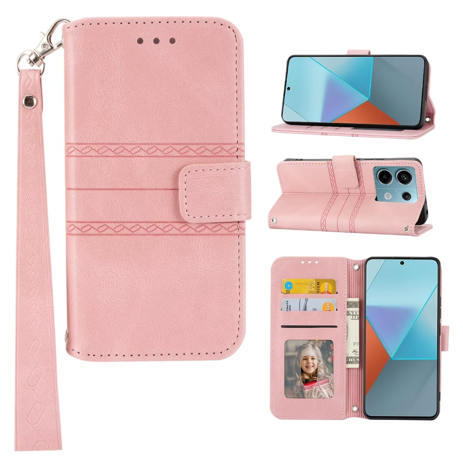 Galaxy A03 Core Case, Butterfly Relief Flip Custodia in pelle con slot per schede e stand per Samsung Galaxy A03 Core Purple