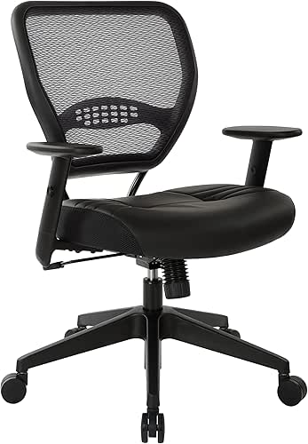 Space Seating 57 Series Professional Dark Air Grid Back Manager's