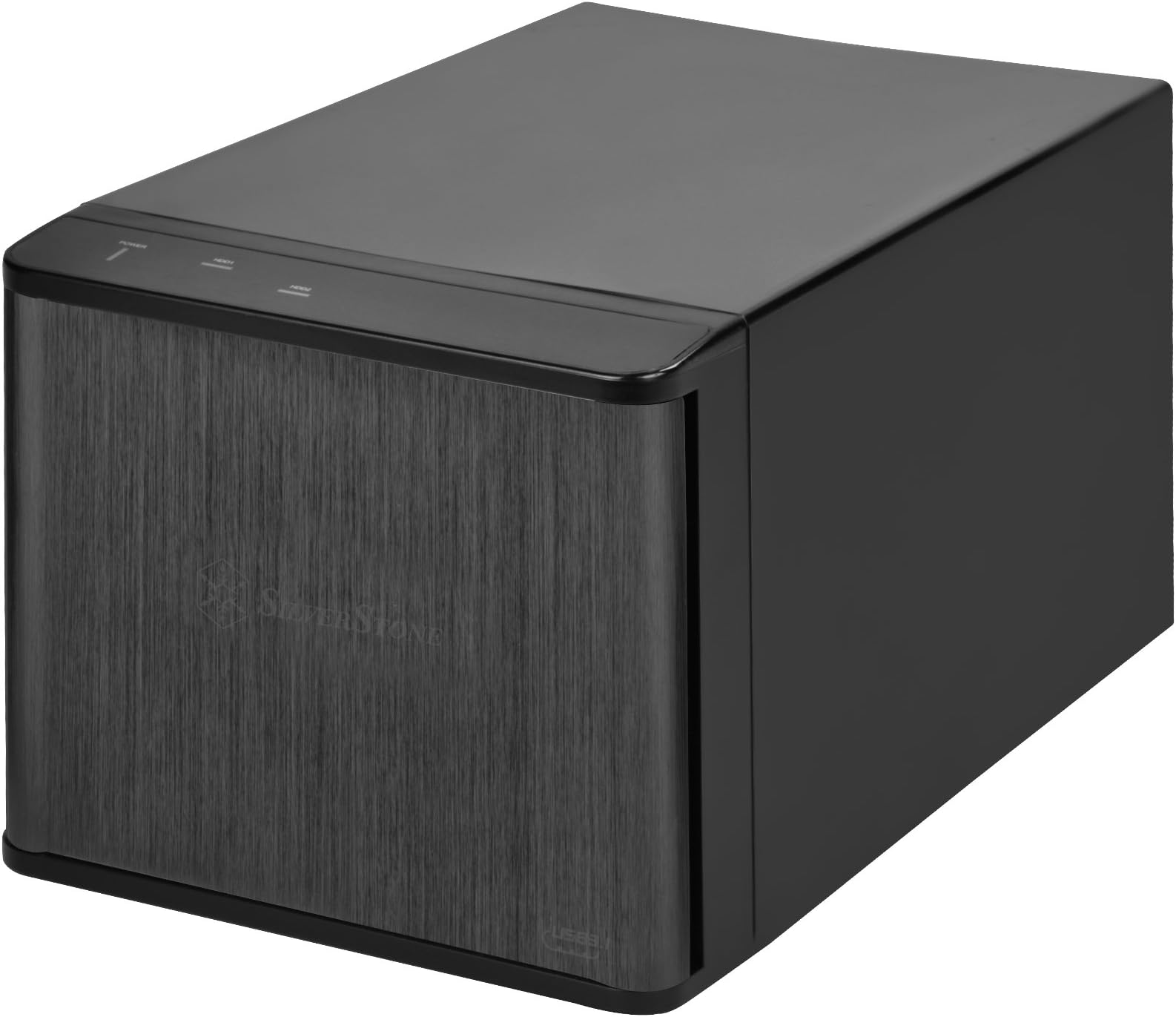 SilverStone SST-TS231U-C - USB 3.1 Gen2 External Hard Drive Enclosure 2 Bay Raid Storage, for 3.5 Inch SATA HDD or SSD, black