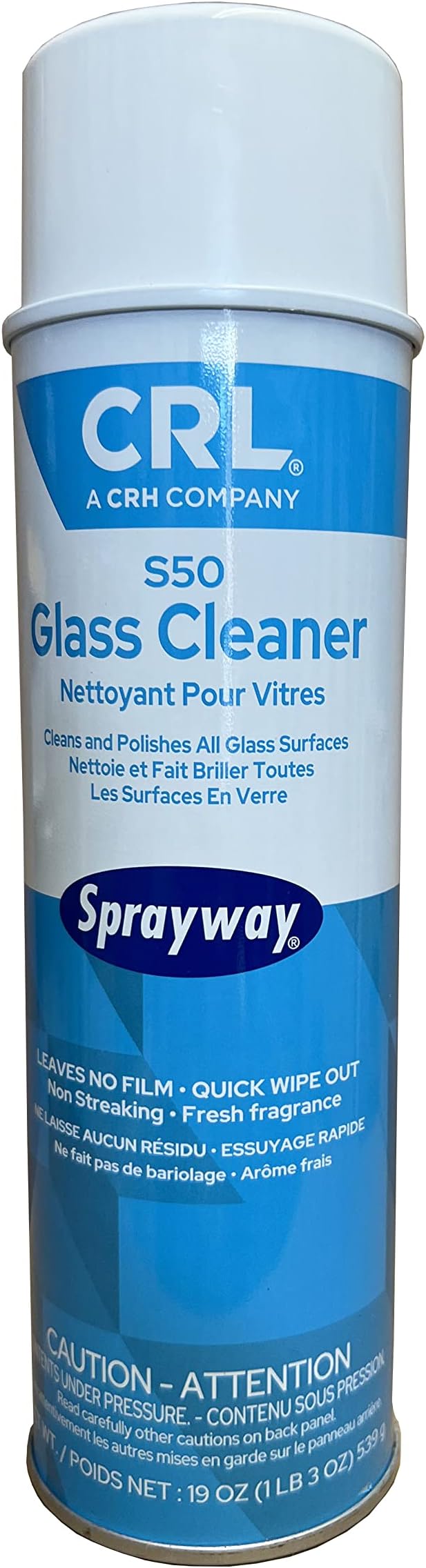 CRL SOMACA HiSHEEN Glass Cleaner 19 oz Can by CR