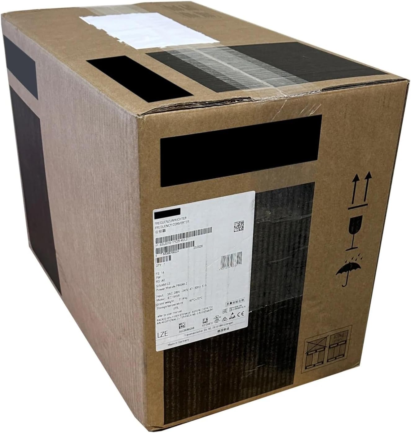 SMOCONE 1 Pcs 6SL3210-1PC25-4UL0 New in Box 6SL32101PC254UL0 Expediated
