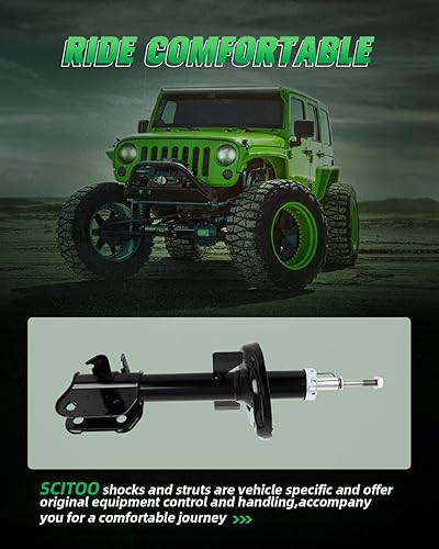 Miniatura 6 de SCITOO - Amortiguador delantero para Honda compatible con amortiguadores Honda Odyssey 2011-2012 3340098 72560 3340099 72561 - Juego de 2 piezas