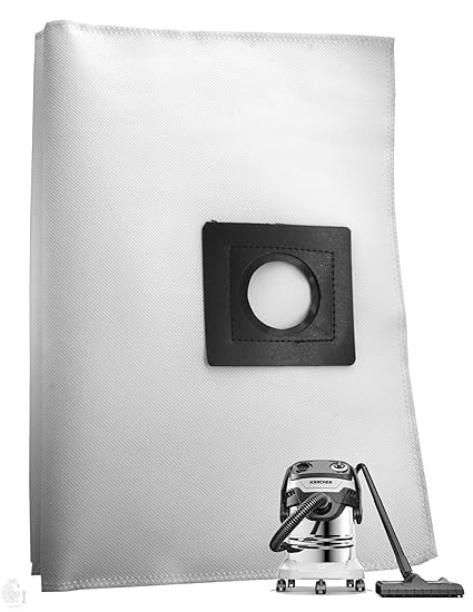 RODAK WD5 Karchre Compatible Set of 2 Dust Bags, Tear Resistant, 3-Ply Dust Bags Provides an Advanced Filtration on Micro-Level Compared to 2 Ply Paper Filters