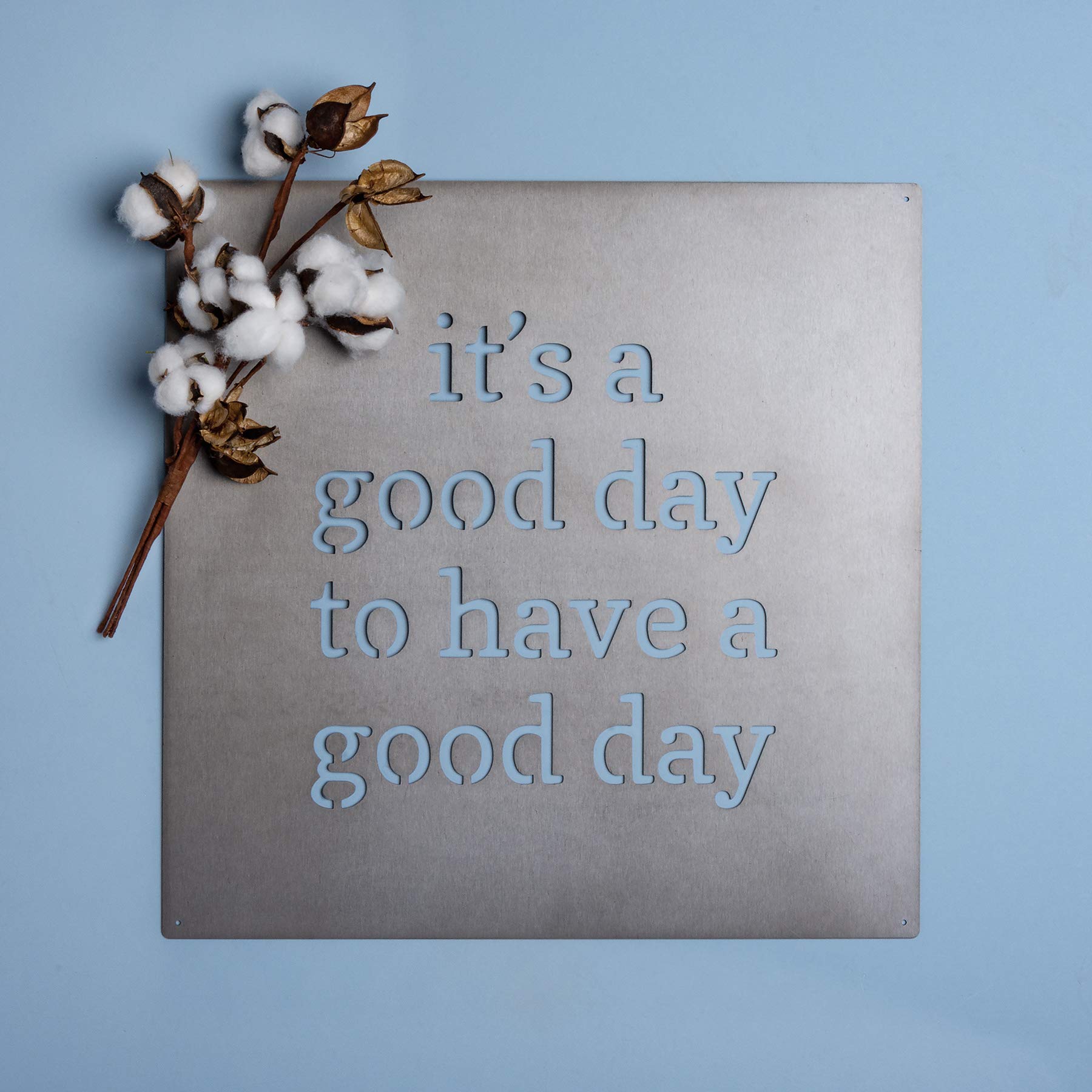 Amazon.com: Primitives by Kathy Metal Wall Sign, It's a Good Day