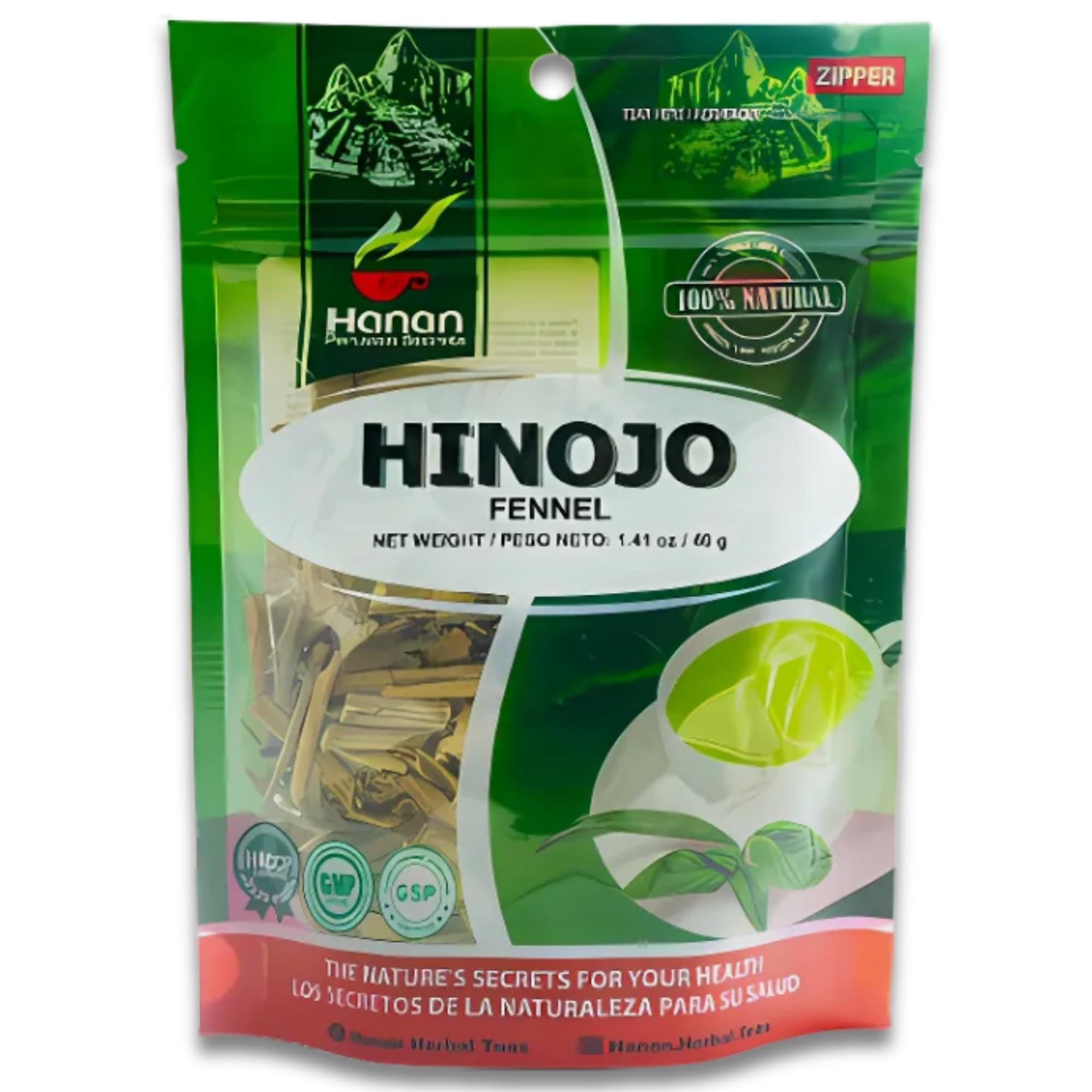 Peruvian Secrets Hinojo 100% Natural Fennel1.41oz / 40g - Naturally Aids in Fighting Stomach Discomfort and Seasonal Allergies