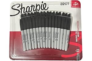 Bulk Pack of 32 Fine Point Black Sharpies
