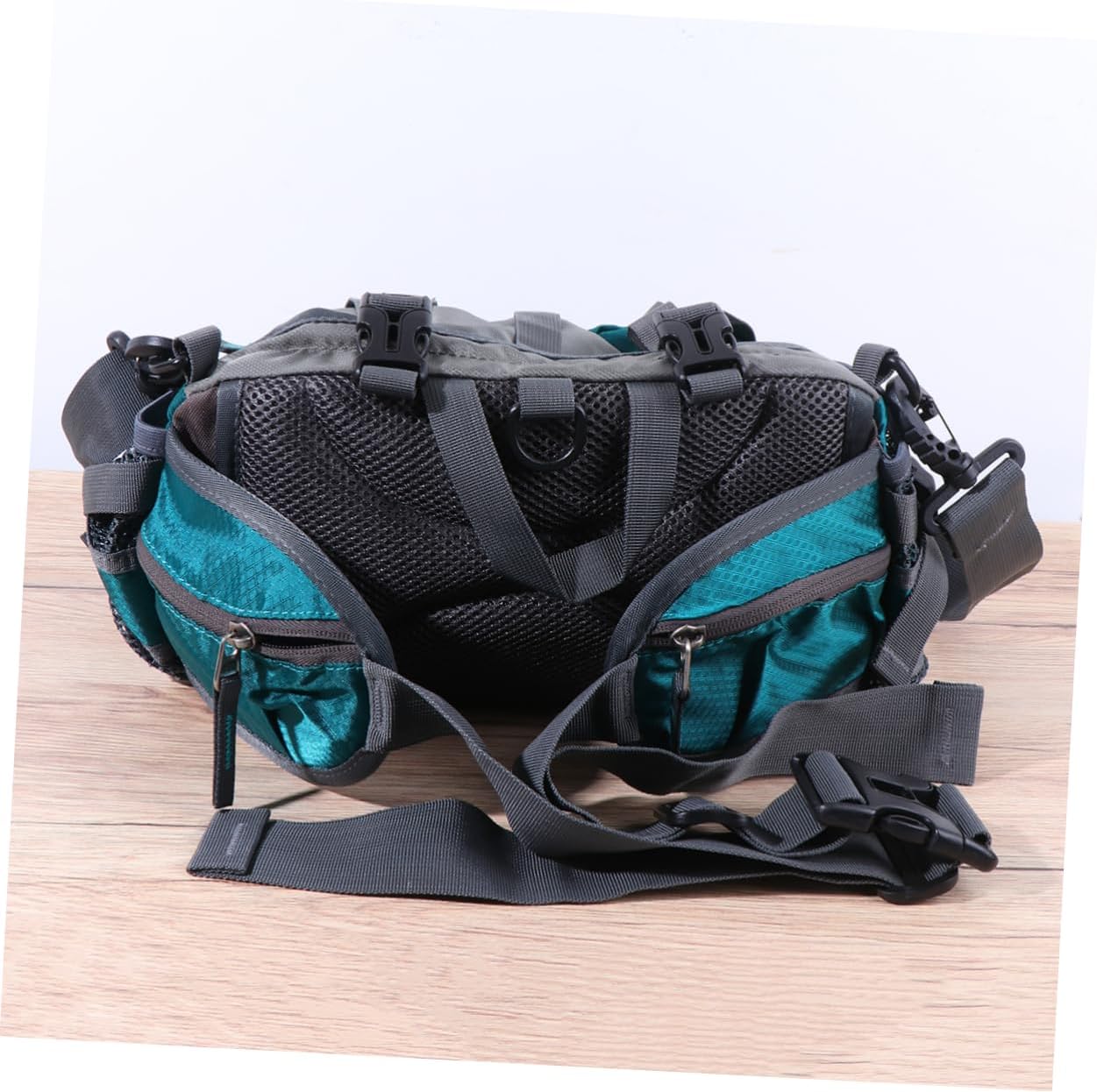 Multifunctional Running Waist Pack Pouch Bag for Sports Hiking Travel Reflective Stripes