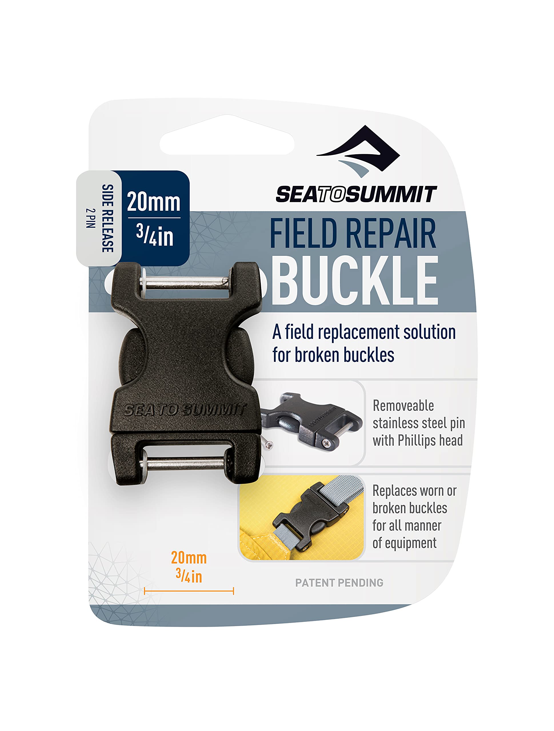 Amazon.co.jp: SEA TO SUMMIT(シートゥサミット) リペアバックル 20mm