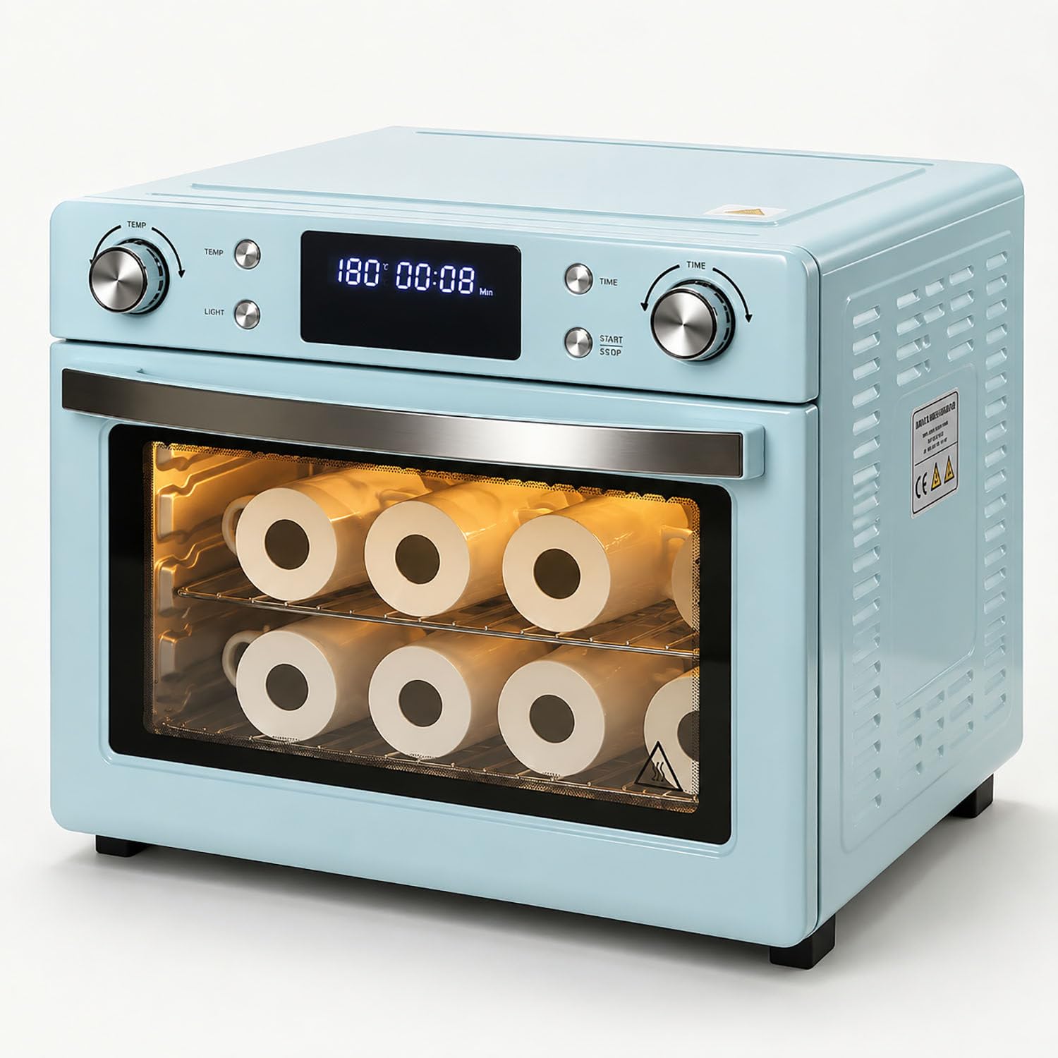 Horno de sublimación de 30 L y 1700 W, Color Azul
