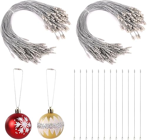 200 ganchos de cuerda de adornos de Navidad, perchas decorativas metálicas con cierres a presión para colgar en el árbol de Navidad, decoraciones de disponible en Yaxa Colombia