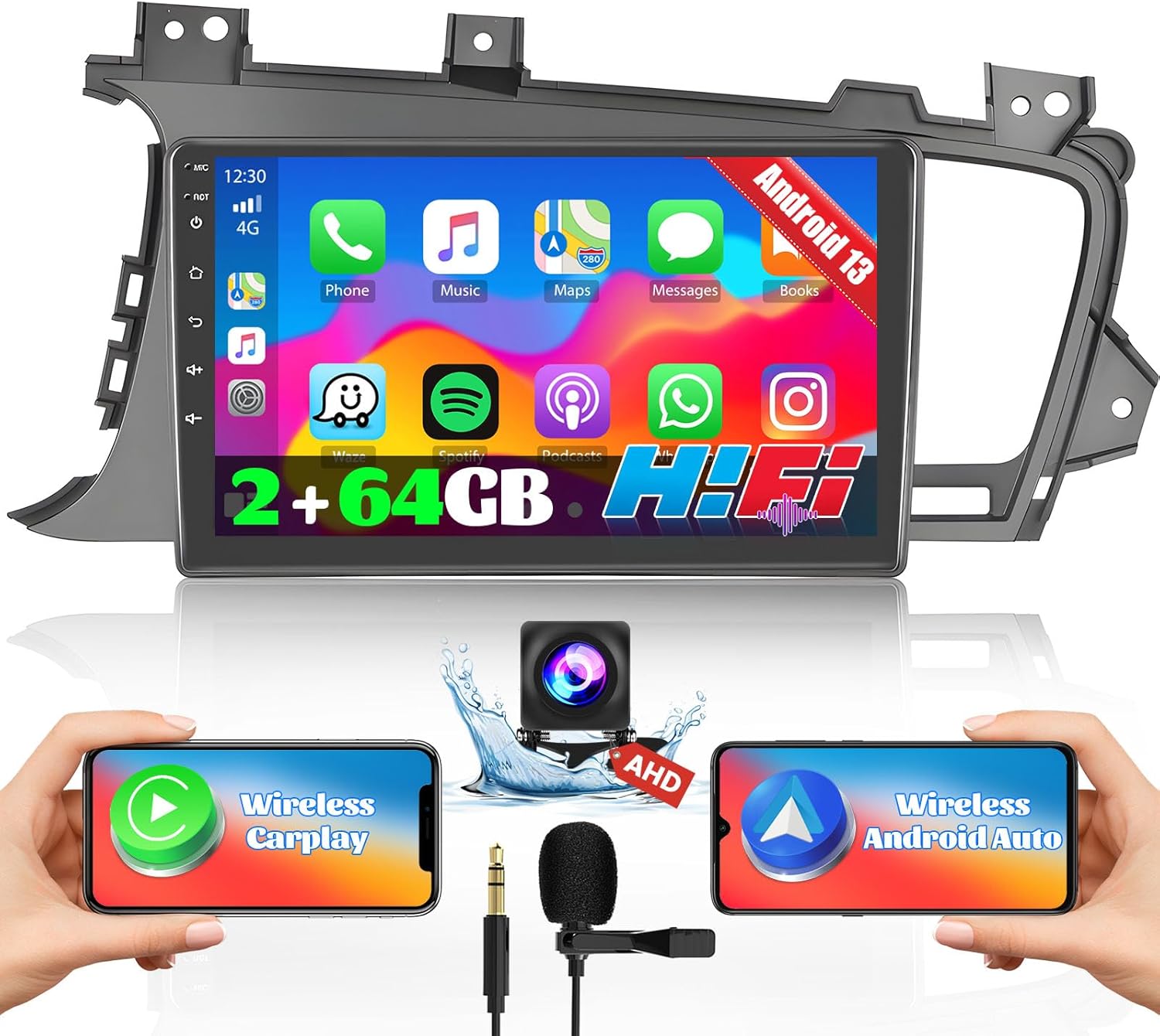 Bizzar D Series Peugeot Partner / Citroën Berlingo 2020-> 8Core Android13 2 32GB Navigation