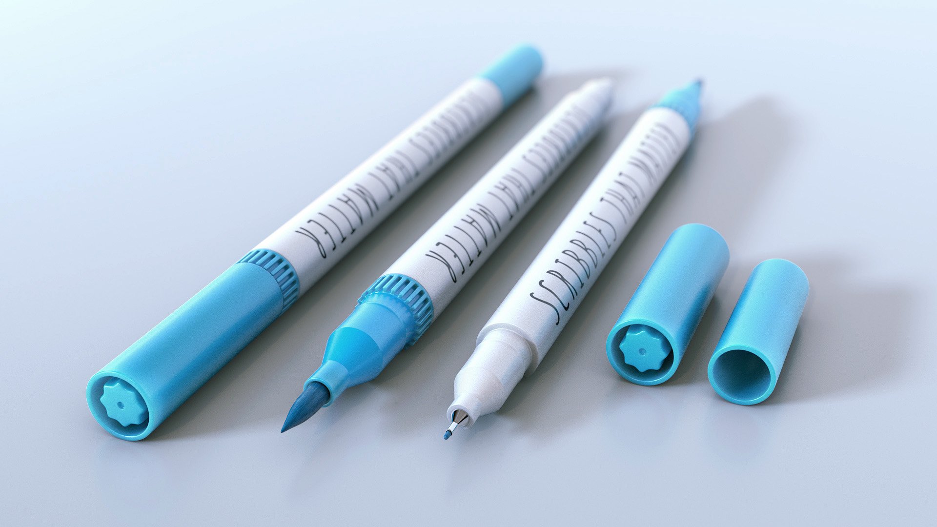 Scribbles That Matter Brush Markers 60 Dual Tip Brush Pens Art Markers Perfect for Bullet