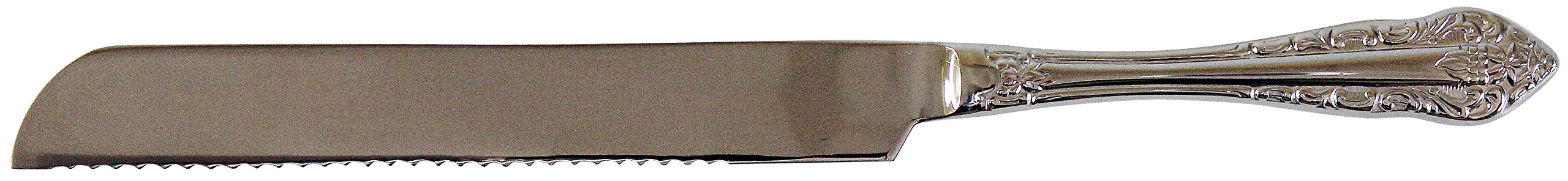 Majestic Giftware CKABS Challah Knife, 12-Inch, Antique Baroque Silver