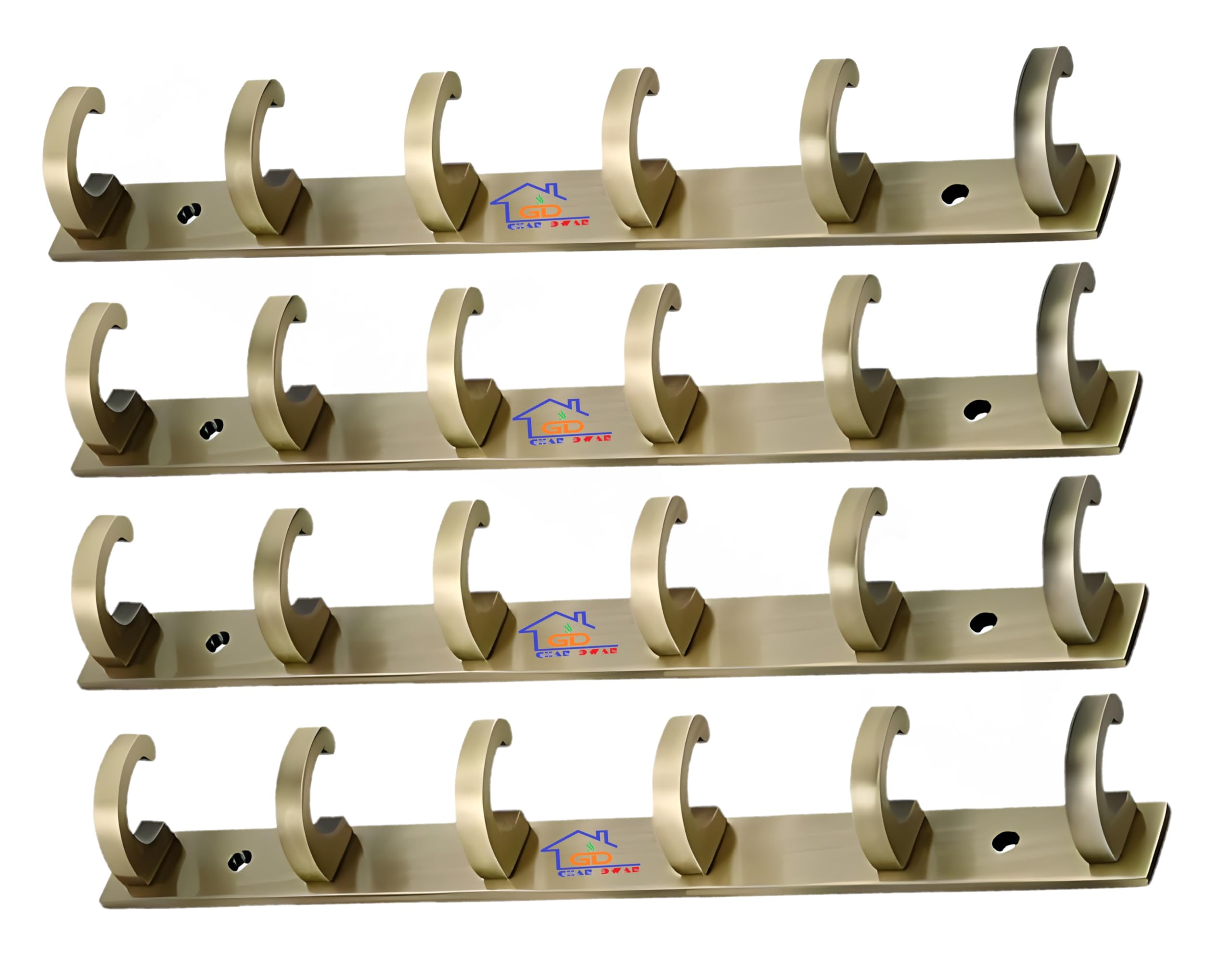See full amazon price history chart for GHAR DWAR Heavy Duty Goli Stainless Steel Cloth Hanger Suitable for Bathroom Bedroom Kitchen Wall Hook Rail Hanging Scarf, Coat,Keys Tie Clothes Towel Door Robe Hanging (6 Pin Brass Antiq, Pack of 4) GHAR DWAR Heavy Duty Goli Stainless Steel Cloth Hanger Suitable for Bathroom Bedroom Kitchen Wall Hook Rail Hanging Scarf, Coat,Keys Tie Clothes Towel Door Robe Hanging (6 Pin Brass Antiq, Pack of 4) (B0CKF9NCD5) Amazon Price History, Amazon Price Tracker