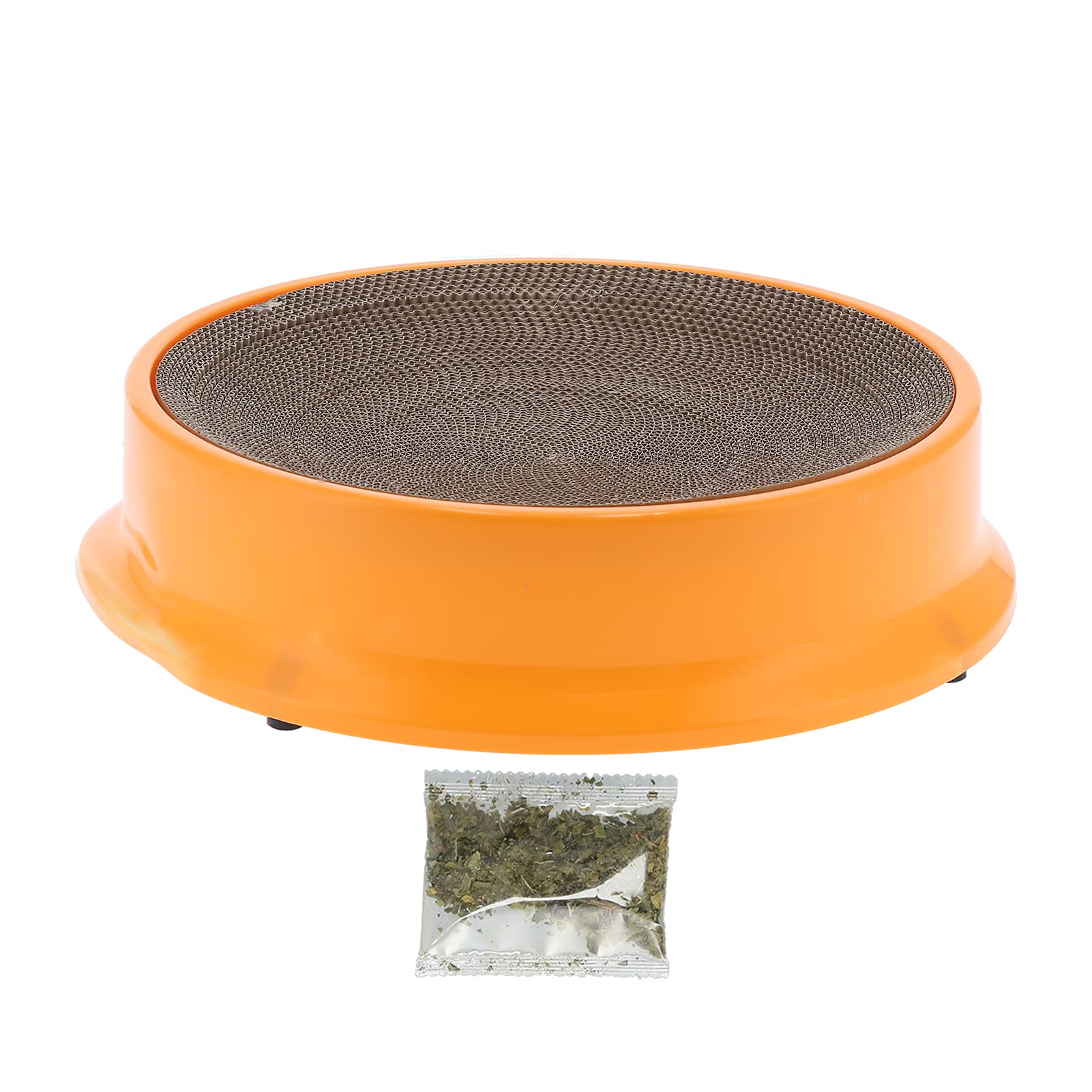 Austauschbarer Kratzbaum aus Wellpappe für Katzen, Kletterbaum, Pappe, Wohnzimmer, Bett, Katzenzubehör (Orange)